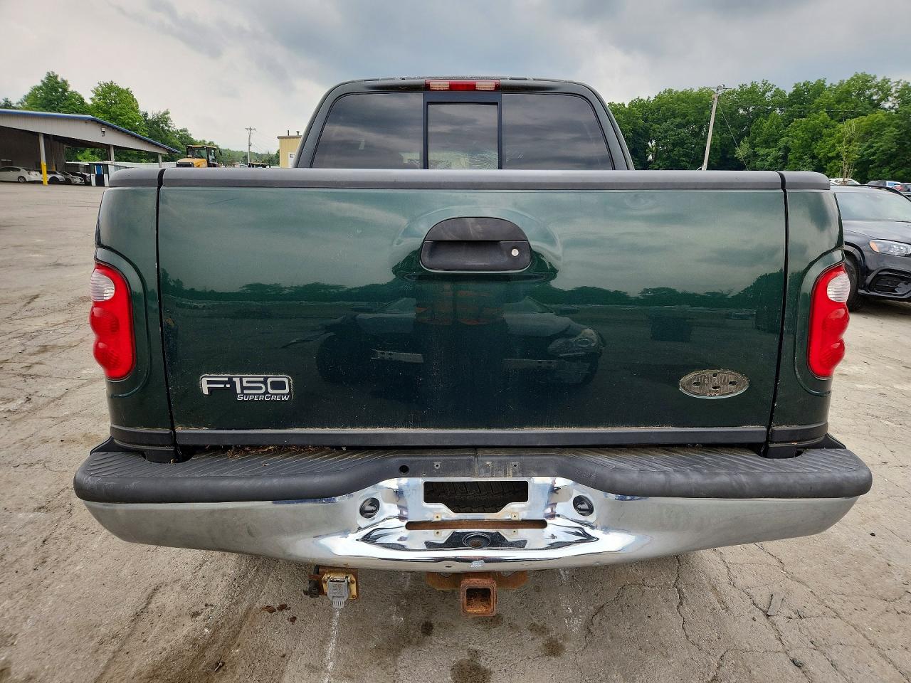 2001 Ford F150 Supercrew Green vin: 1FTRW08L71KA86630