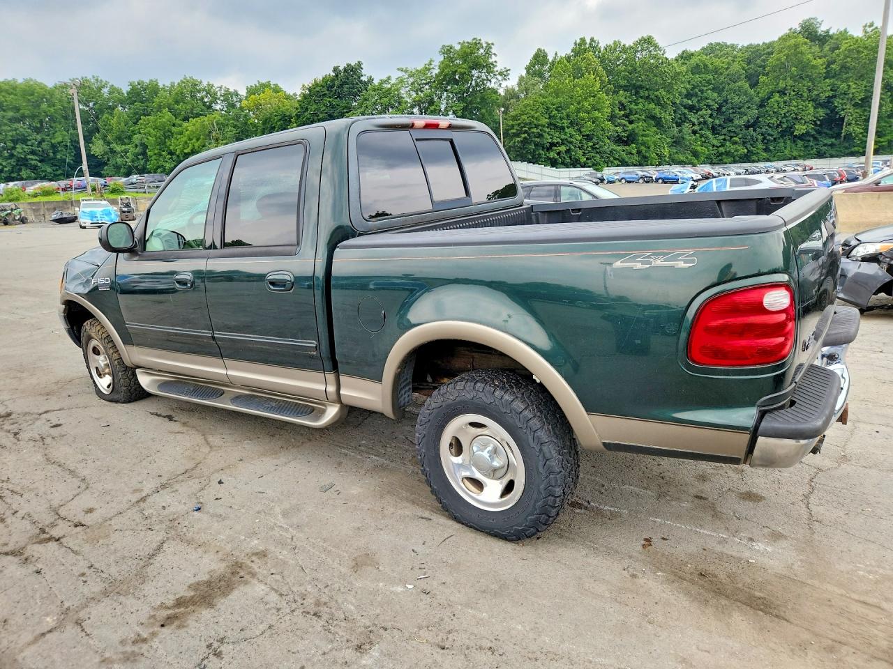 2001 Ford F150 Supercrew Green vin: 1FTRW08L71KA86630