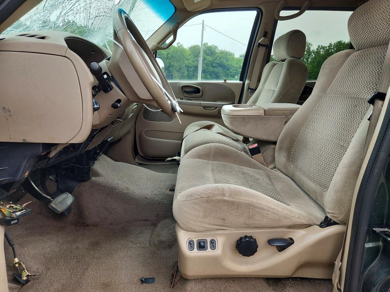 2001 Ford F150 Supercrew Green vin: 1FTRW08L71KA86630