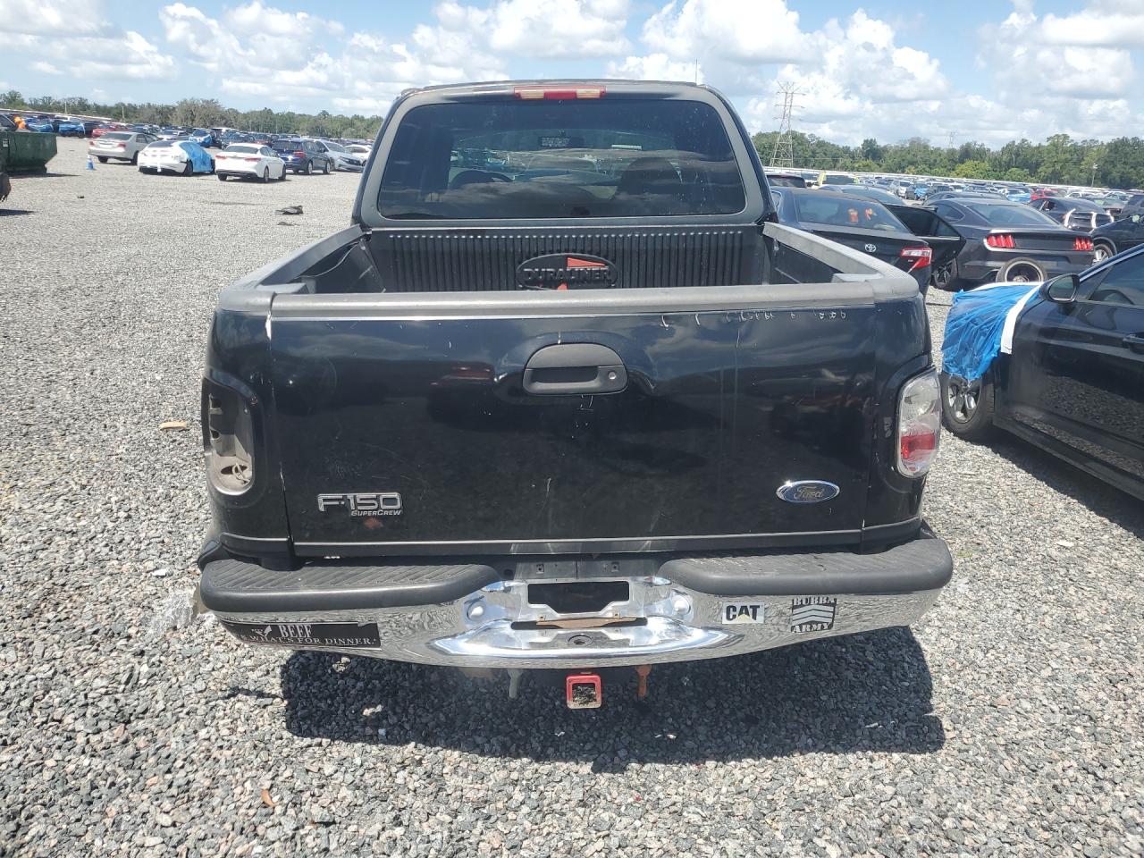 2001 Ford F150 Supercrew Черный vin: 1FTRW08L71KD54446