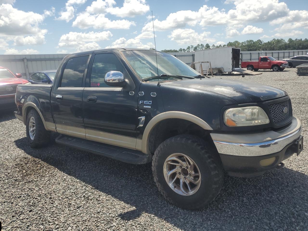 2001 Ford F150 Supercrew Черный vin: 1FTRW08L71KD54446
