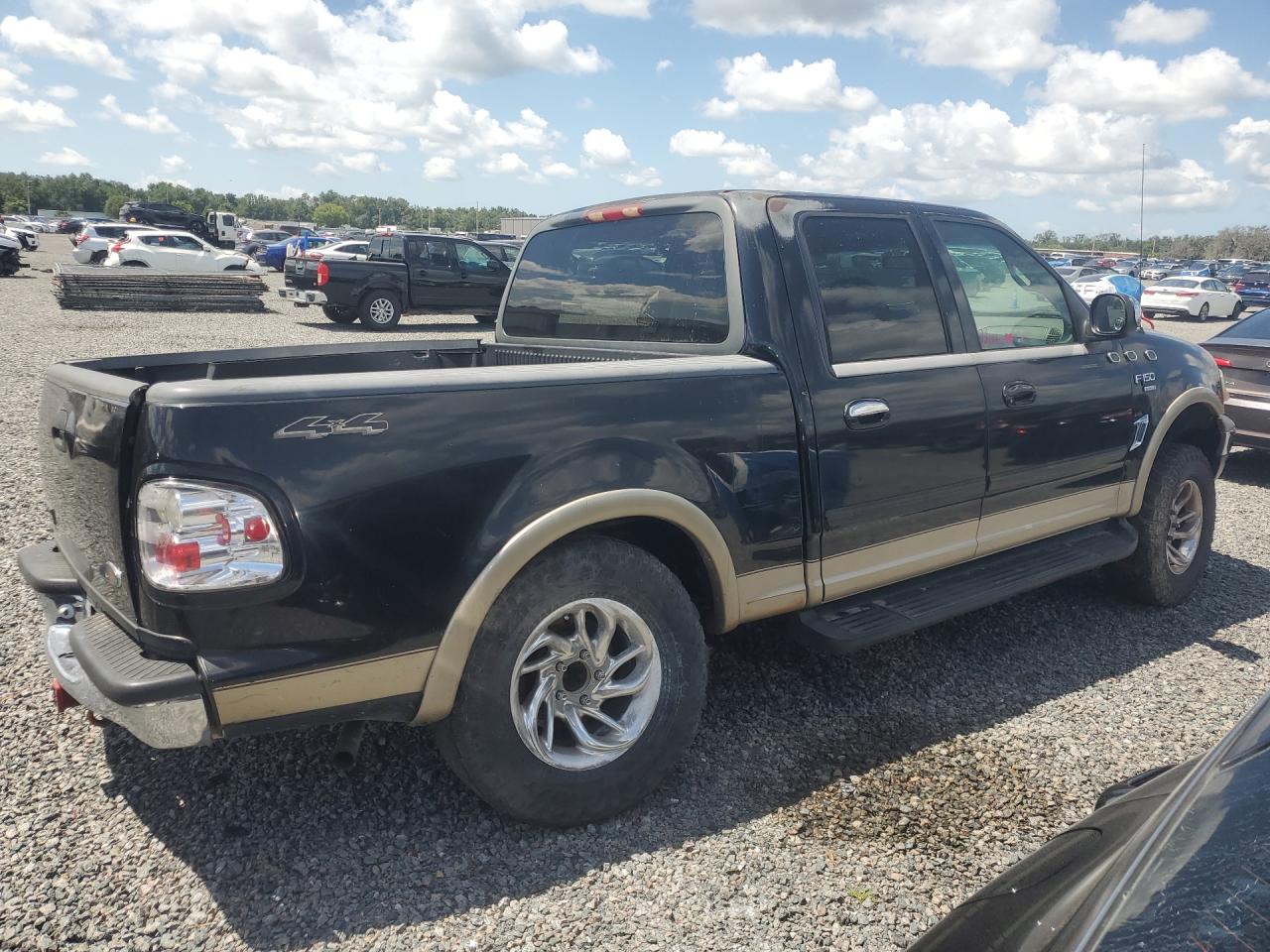 2001 Ford F150 Supercrew Черный vin: 1FTRW08L71KD54446