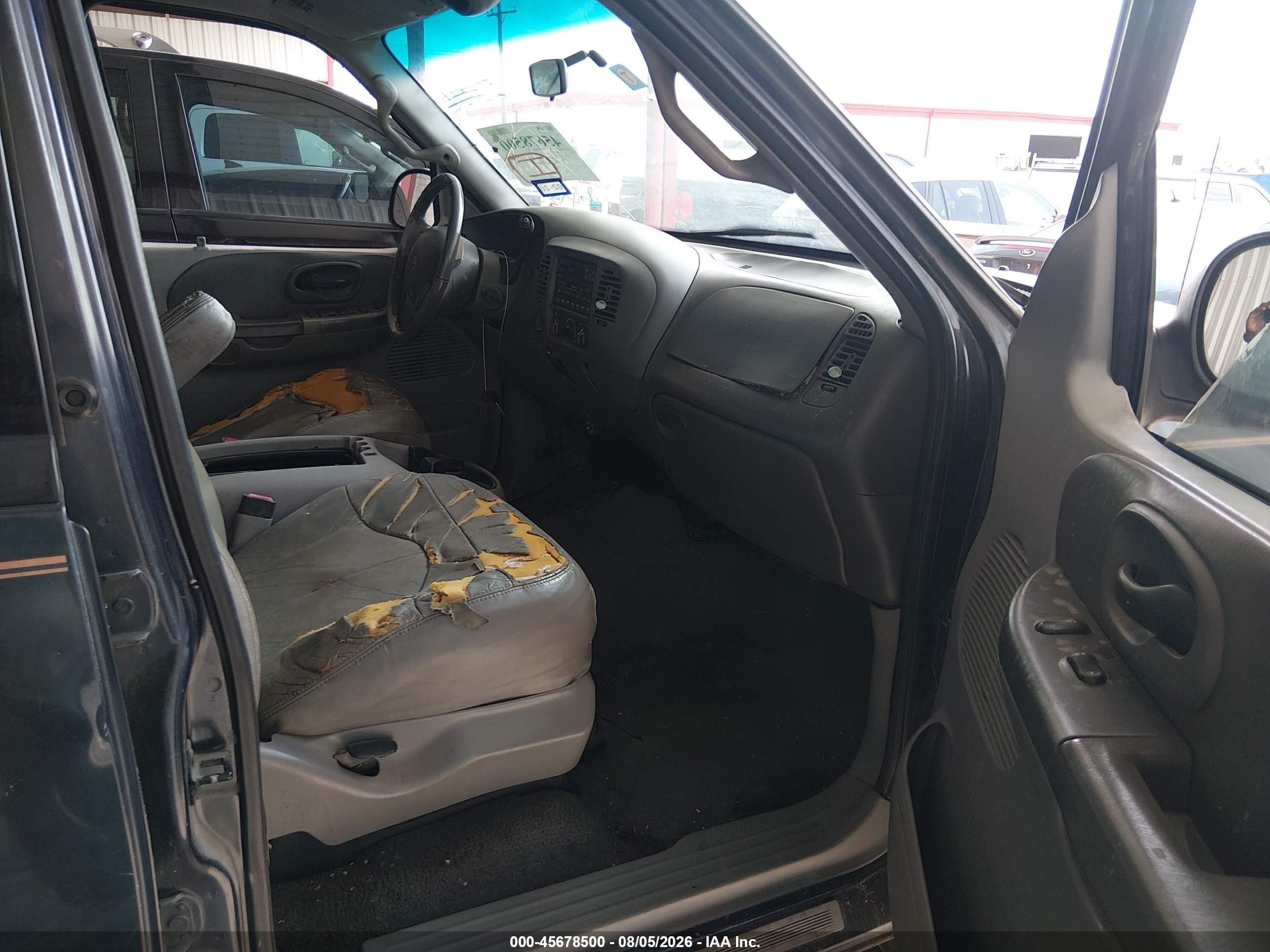 2001 Ford F-150 King Ranch Edition/lariat/xlt Blue vin: 1FTRW08L71KE32918