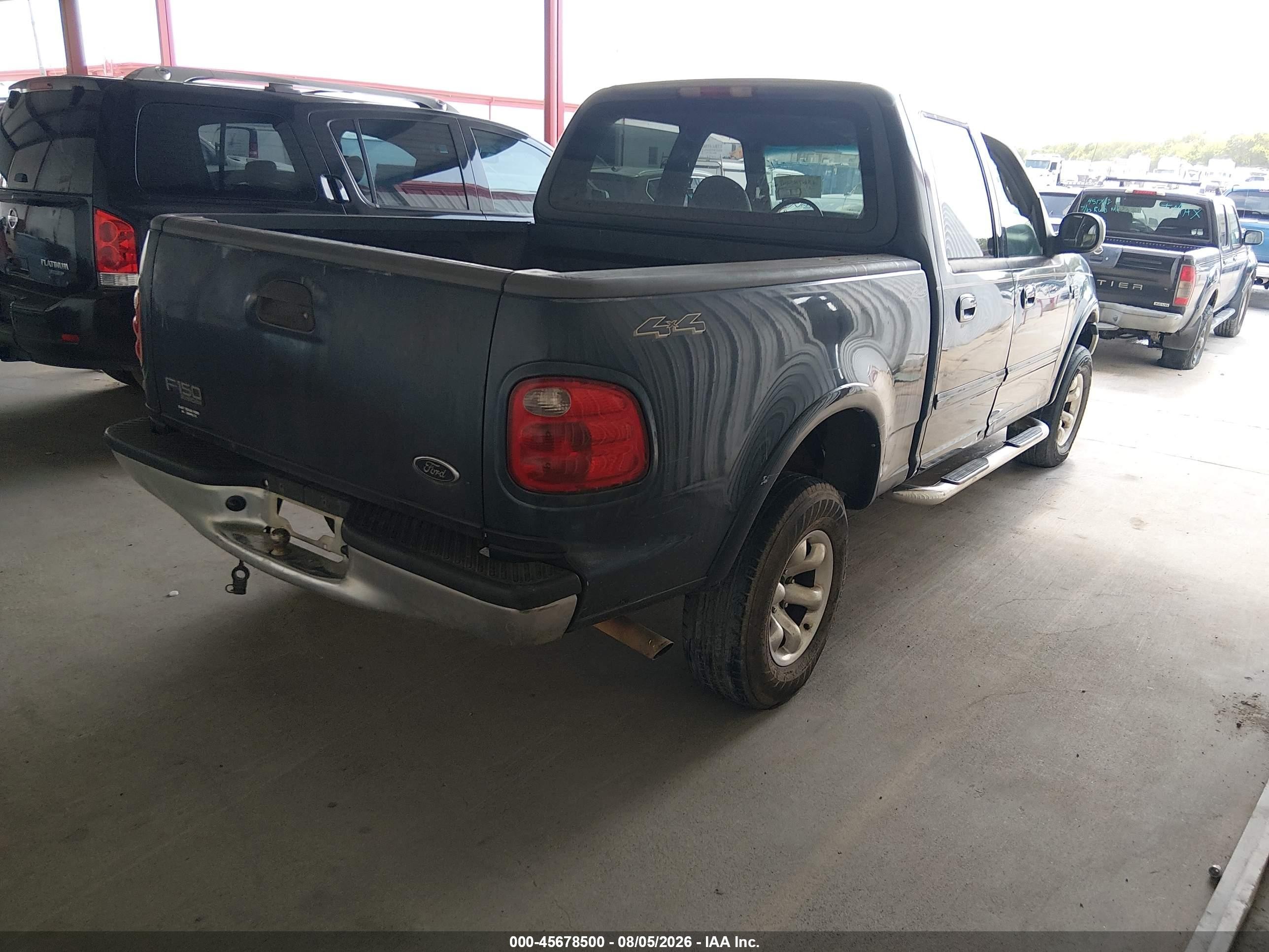 2001 Ford F-150 King Ranch Edition/lariat/xlt Blue vin: 1FTRW08L71KE32918
