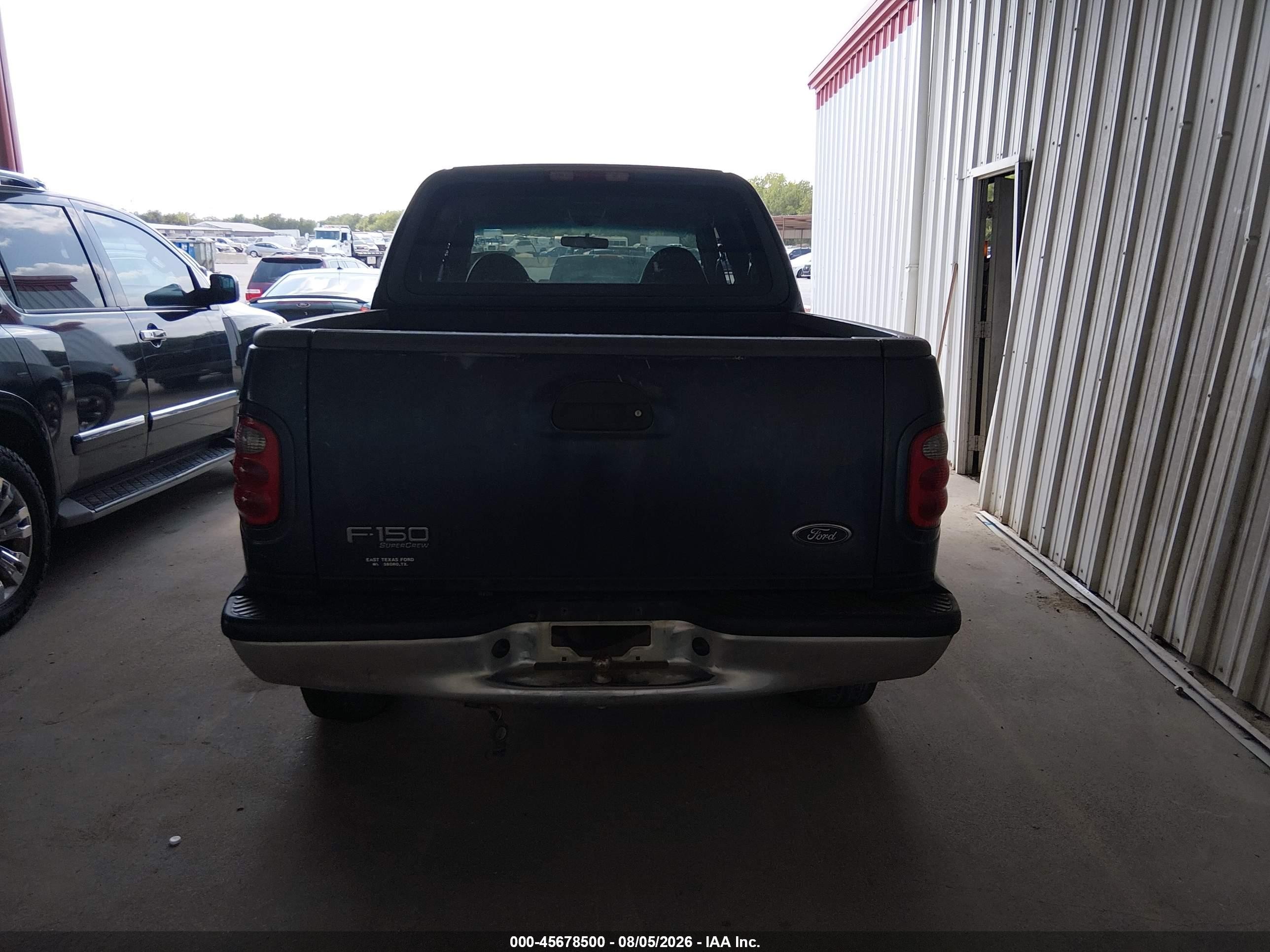 2001 Ford F-150 King Ranch Edition/lariat/xlt Blue vin: 1FTRW08L71KE32918