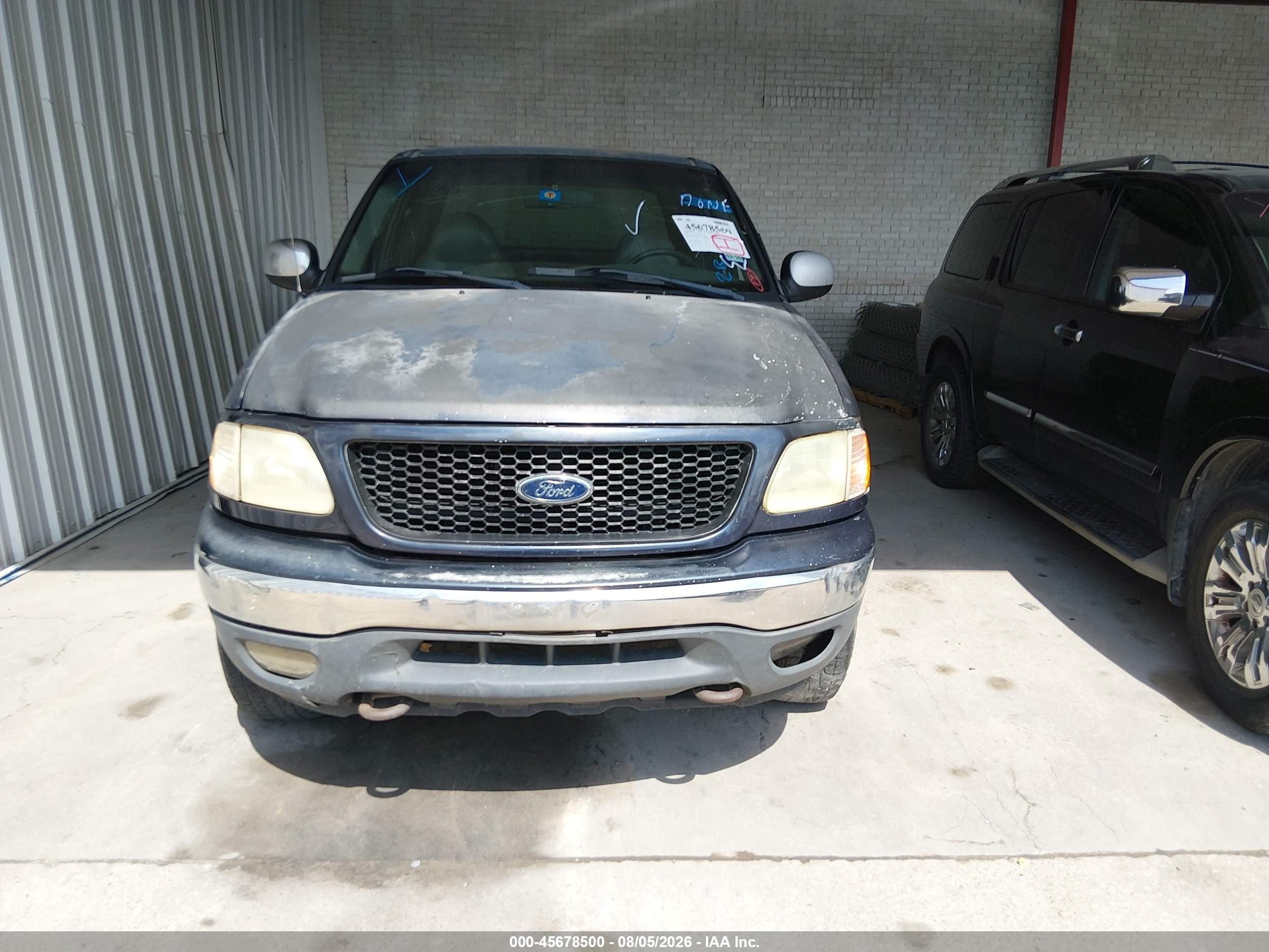2001 Ford F-150 King Ranch Edition/lariat/xlt Blue vin: 1FTRW08L71KE32918
