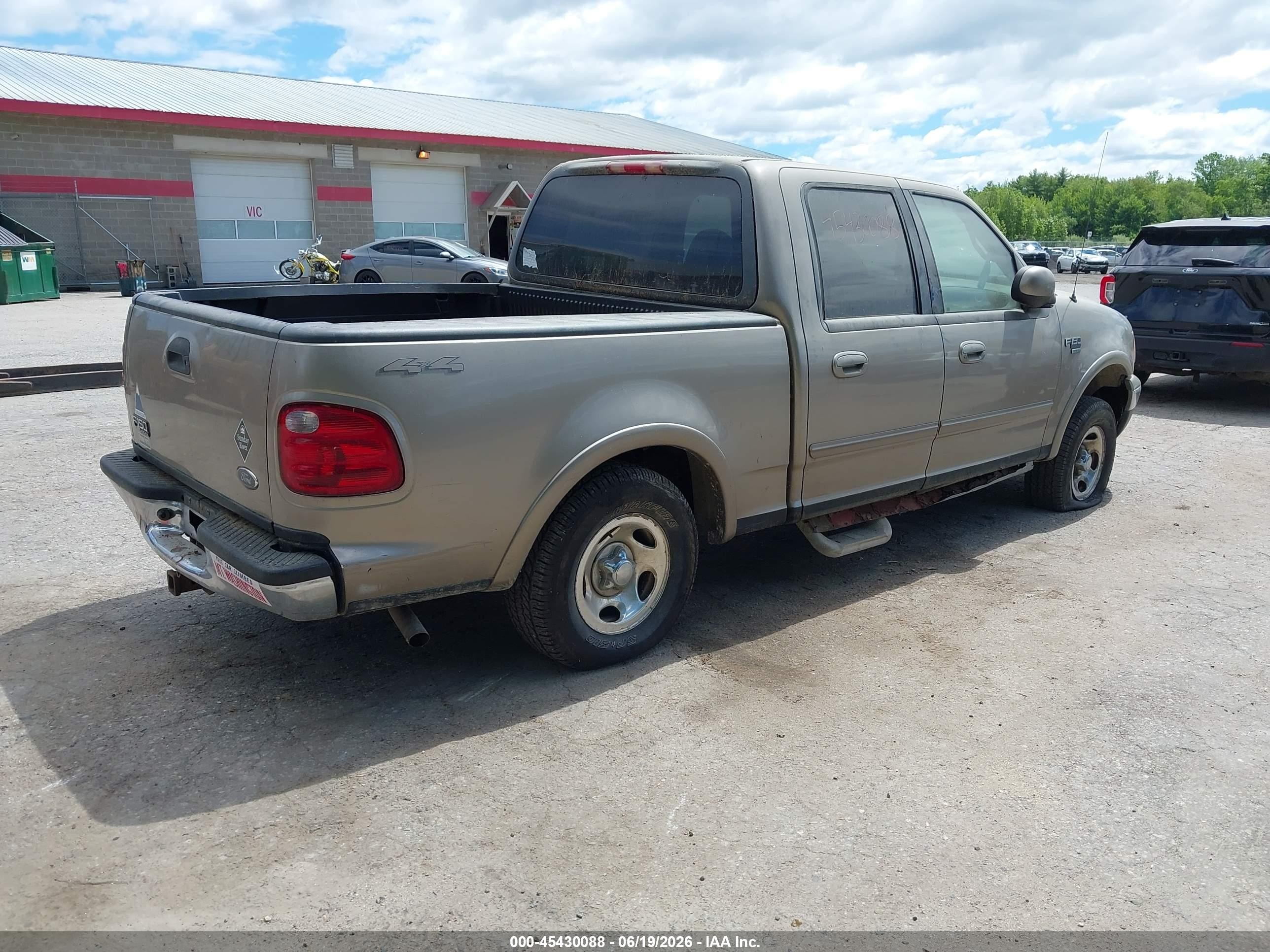 2001 Ford F-150 King Ranch Edition/lariat/xlt Tan vin: 1FTRW08L71KE87496