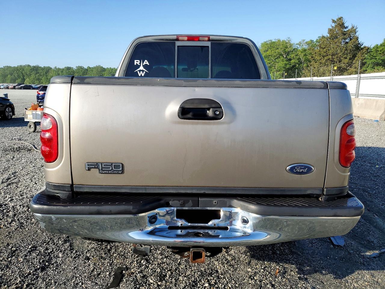 2001 Ford F150 Supercrew Tan vin: 1FTRW08L71KF36664