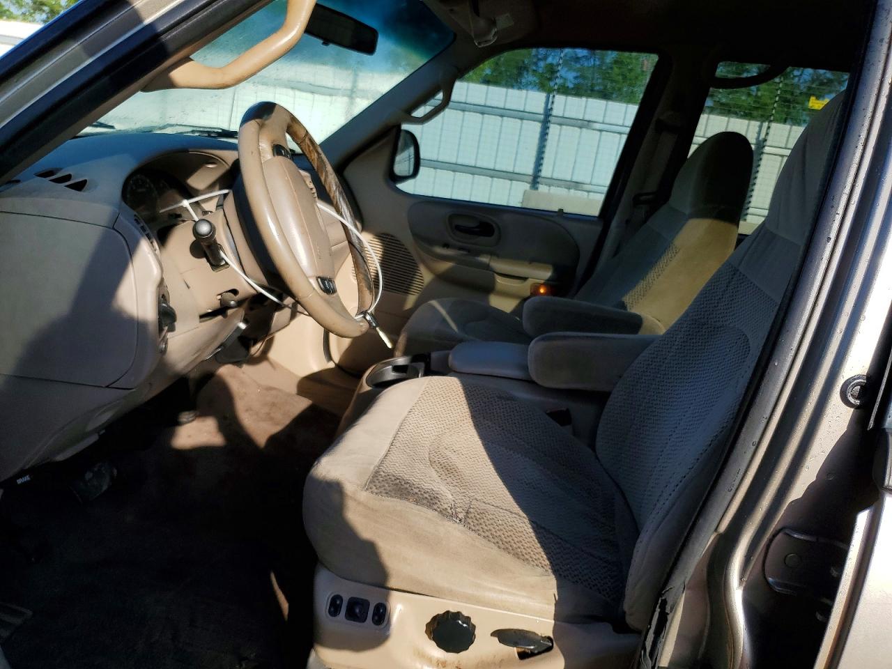2001 Ford F150 Supercrew Tan vin: 1FTRW08L71KF36664
