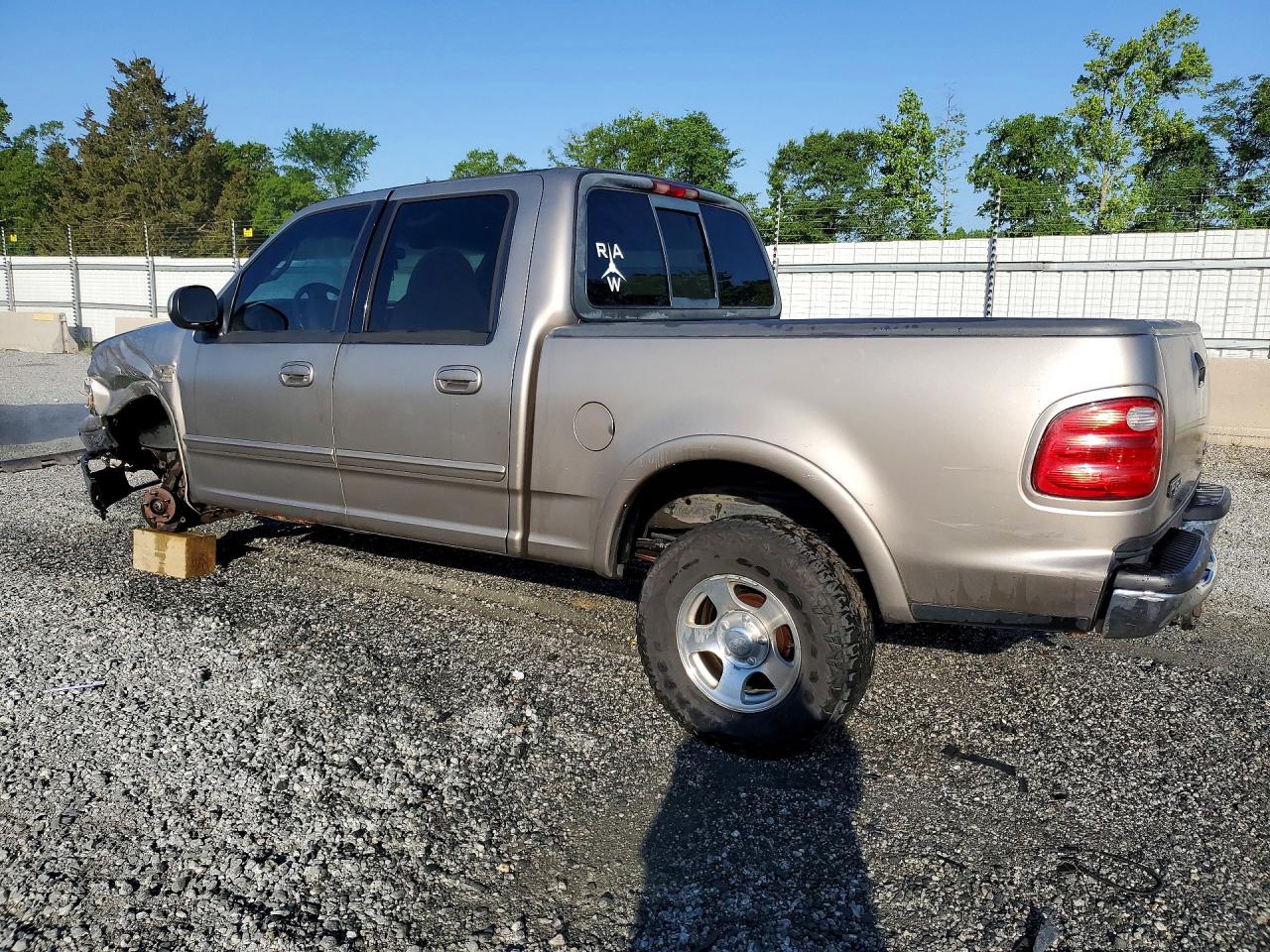 2001 Ford F150 Supercrew Tan vin: 1FTRW08L71KF36664