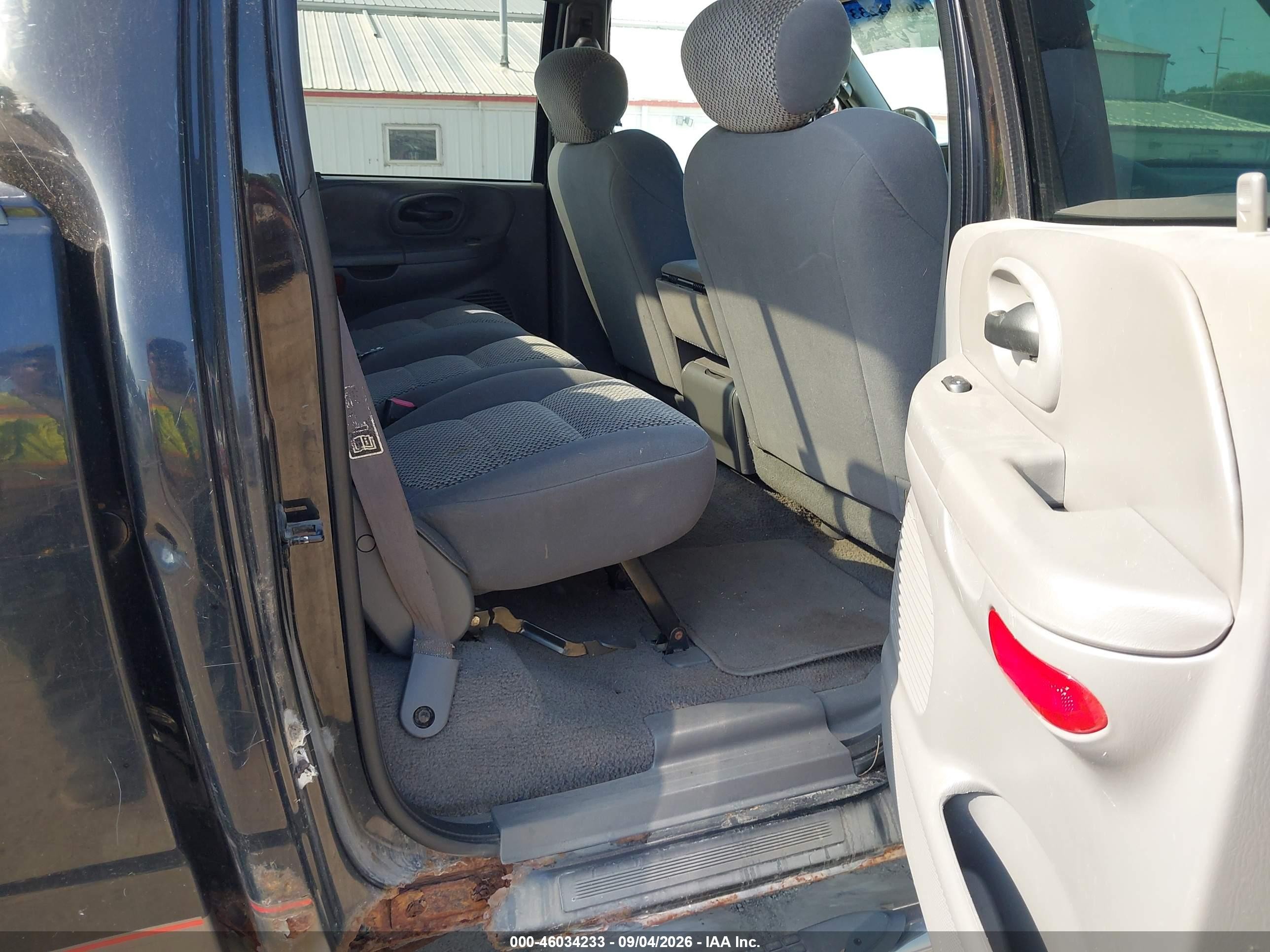 2002 Ford F-150 Lariat/xlt Черный vin: 1FTRW08L72KC89003