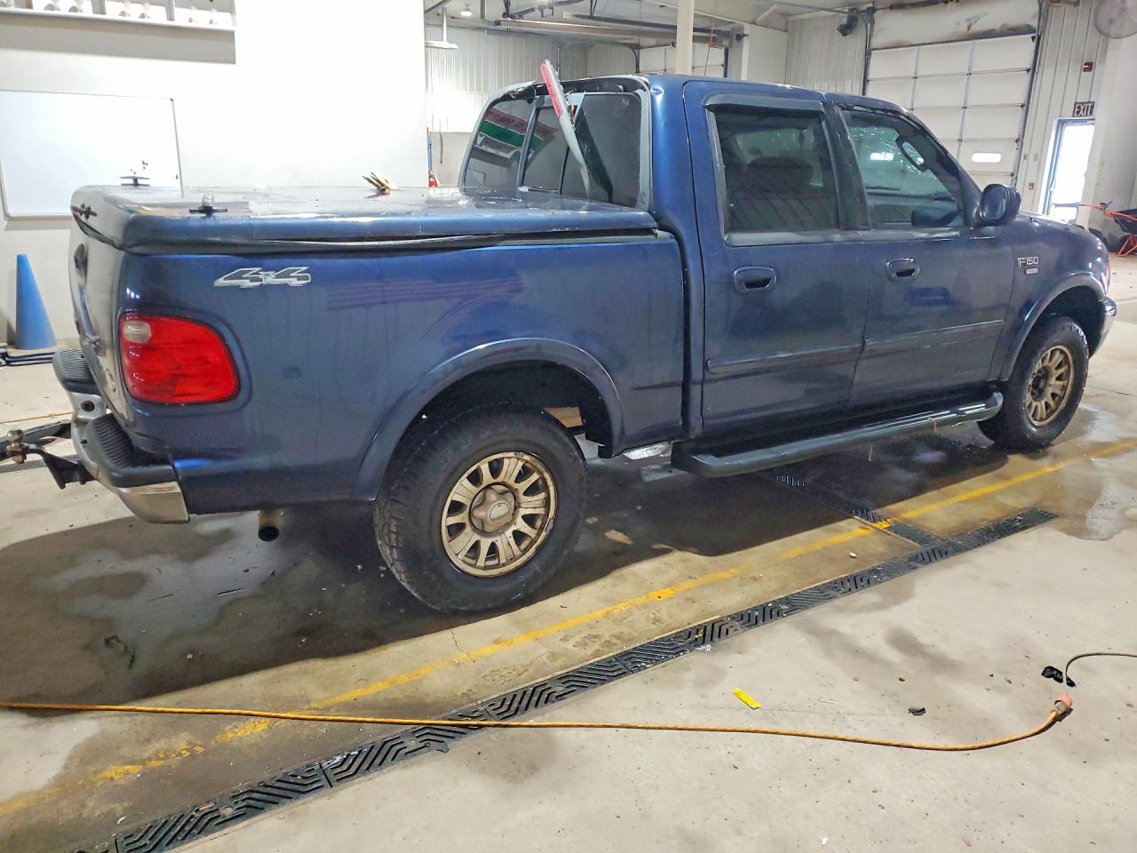2002 Ford F150 Supercrew Blue vin: 1FTRW08L72KE17191