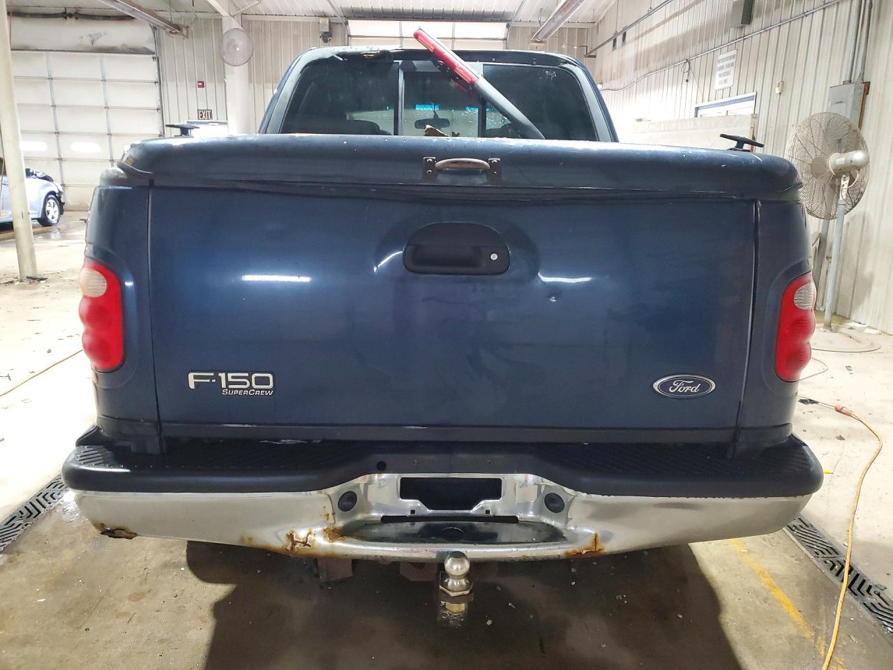 2002 Ford F150 Supercrew Blue vin: 1FTRW08L72KE17191