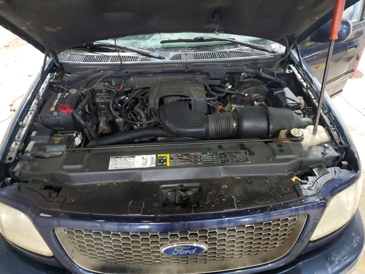 2002 Ford F150 Supercrew Blue vin: 1FTRW08L72KE17191