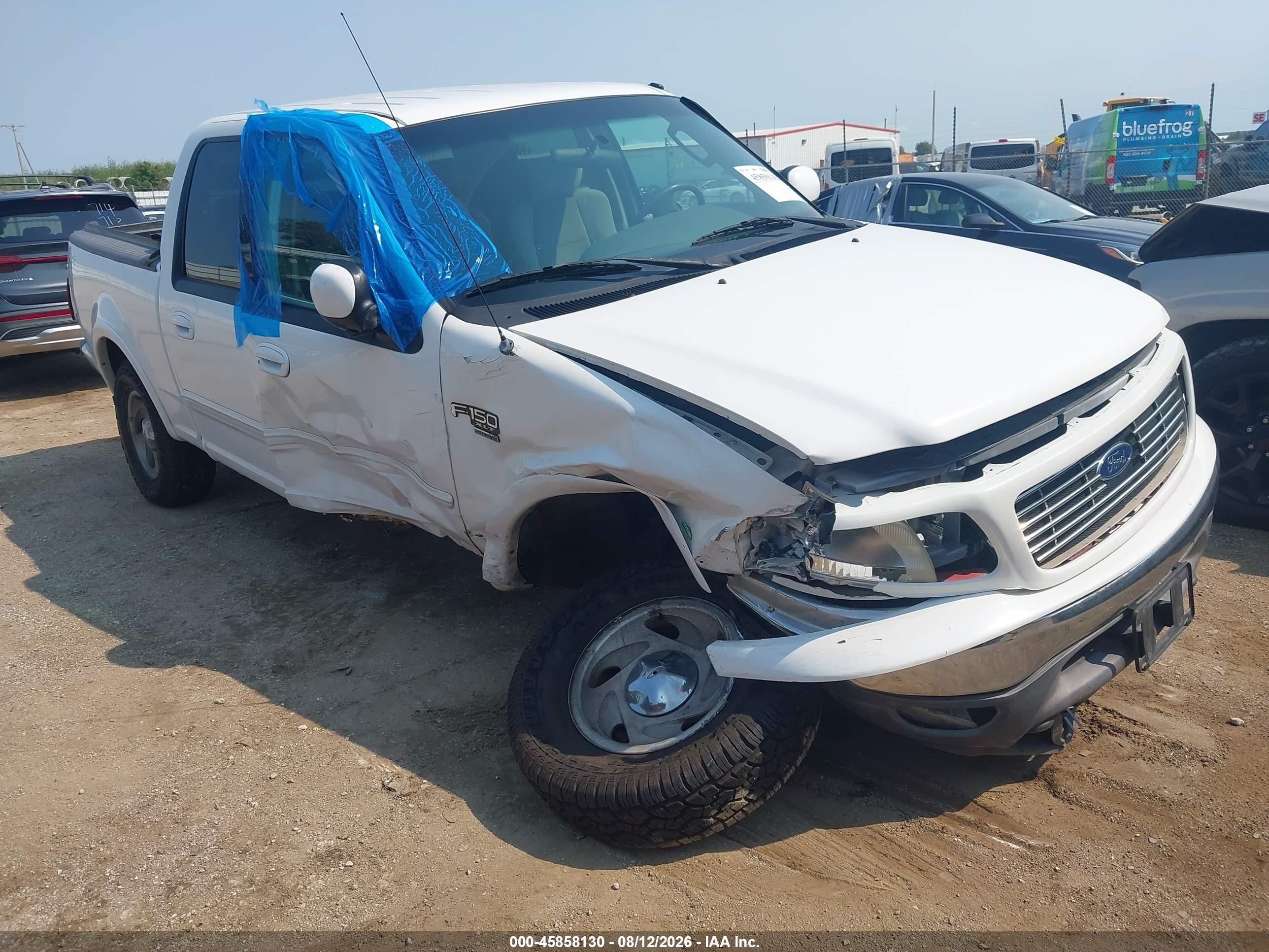 2003 Ford F-150 Lariat/xlt Белый vin: 1FTRW08L73KD82511