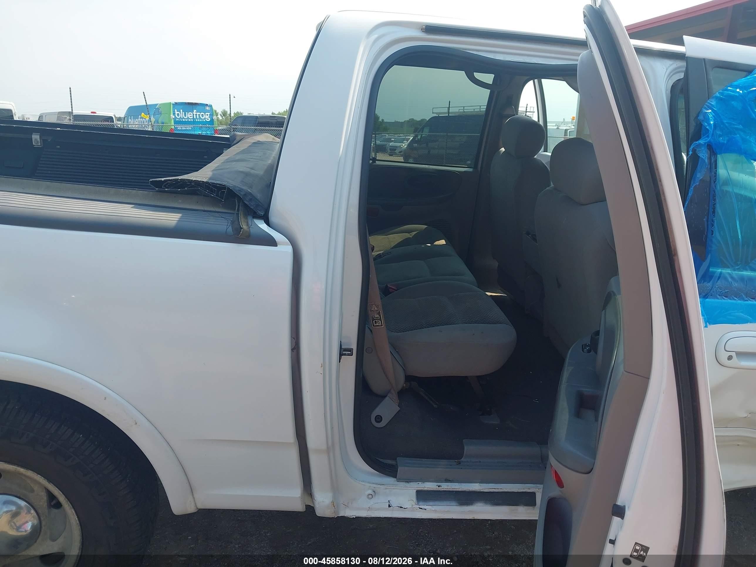 2003 Ford F-150 Lariat/xlt White vin: 1FTRW08L73KD82511
