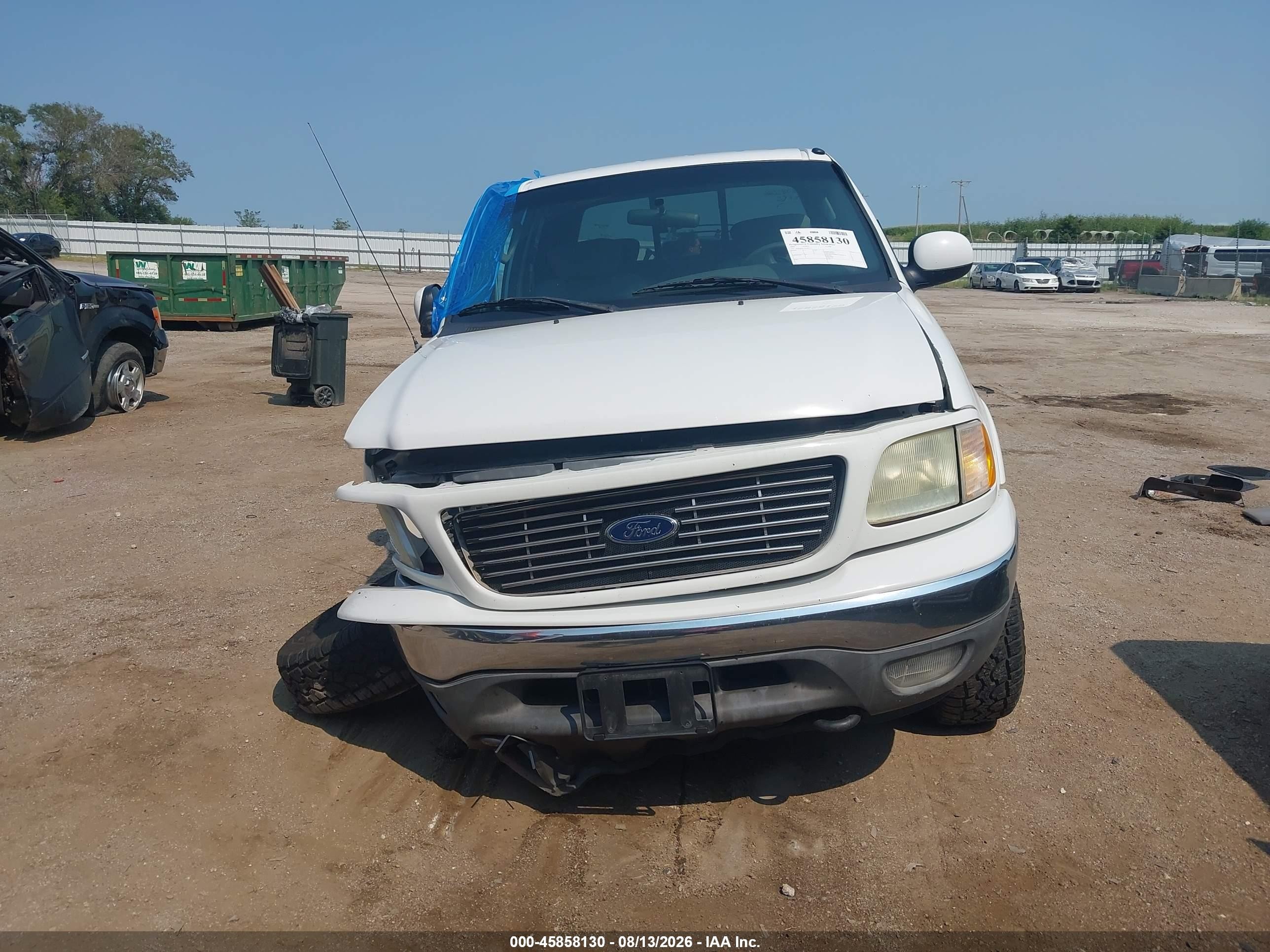 2003 Ford F-150 Lariat/xlt White vin: 1FTRW08L73KD82511