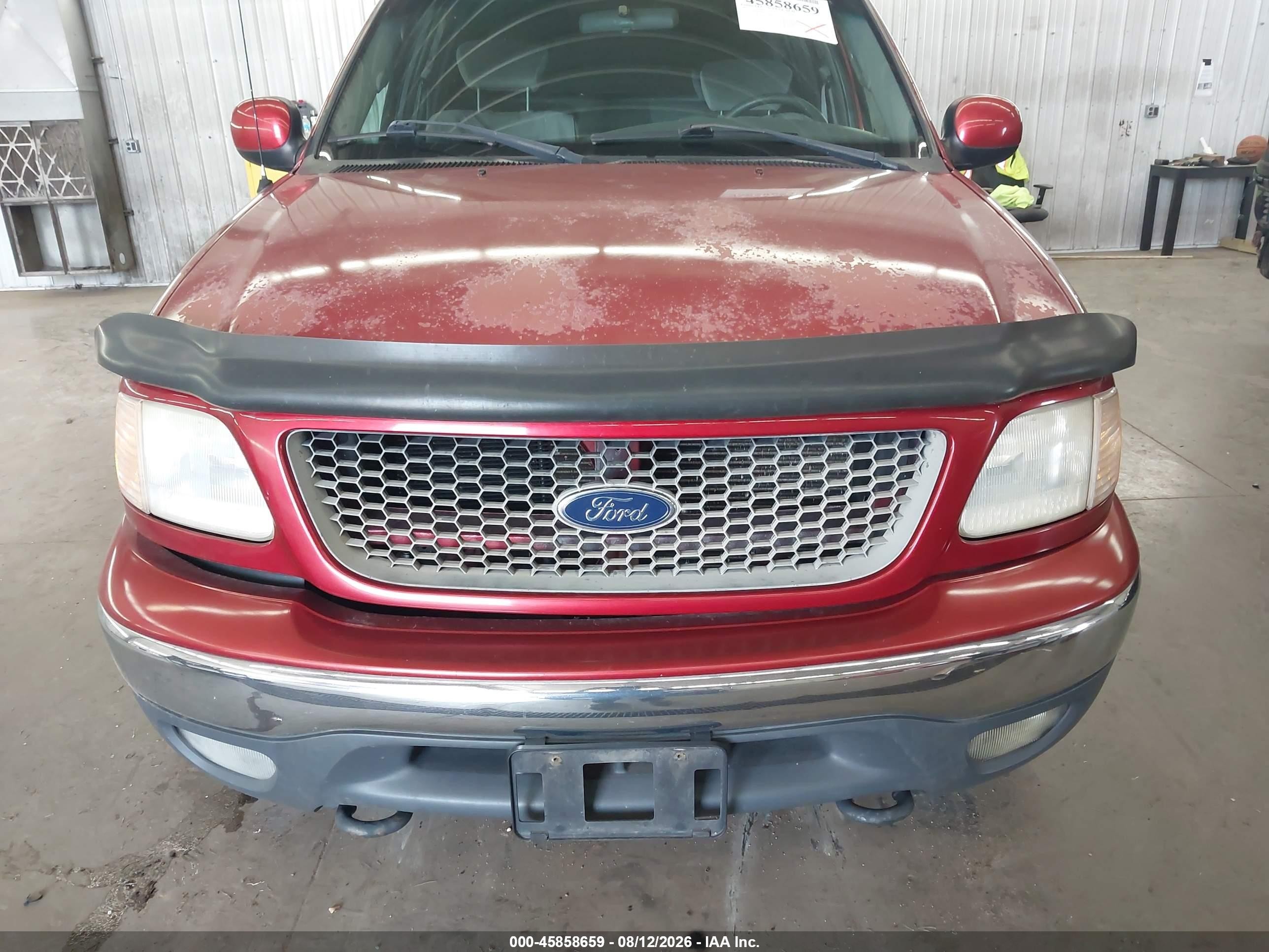 2001 Ford F-150 King Ranch Edition/lariat/xlt Красный vin: 1FTRW08L81KA86331