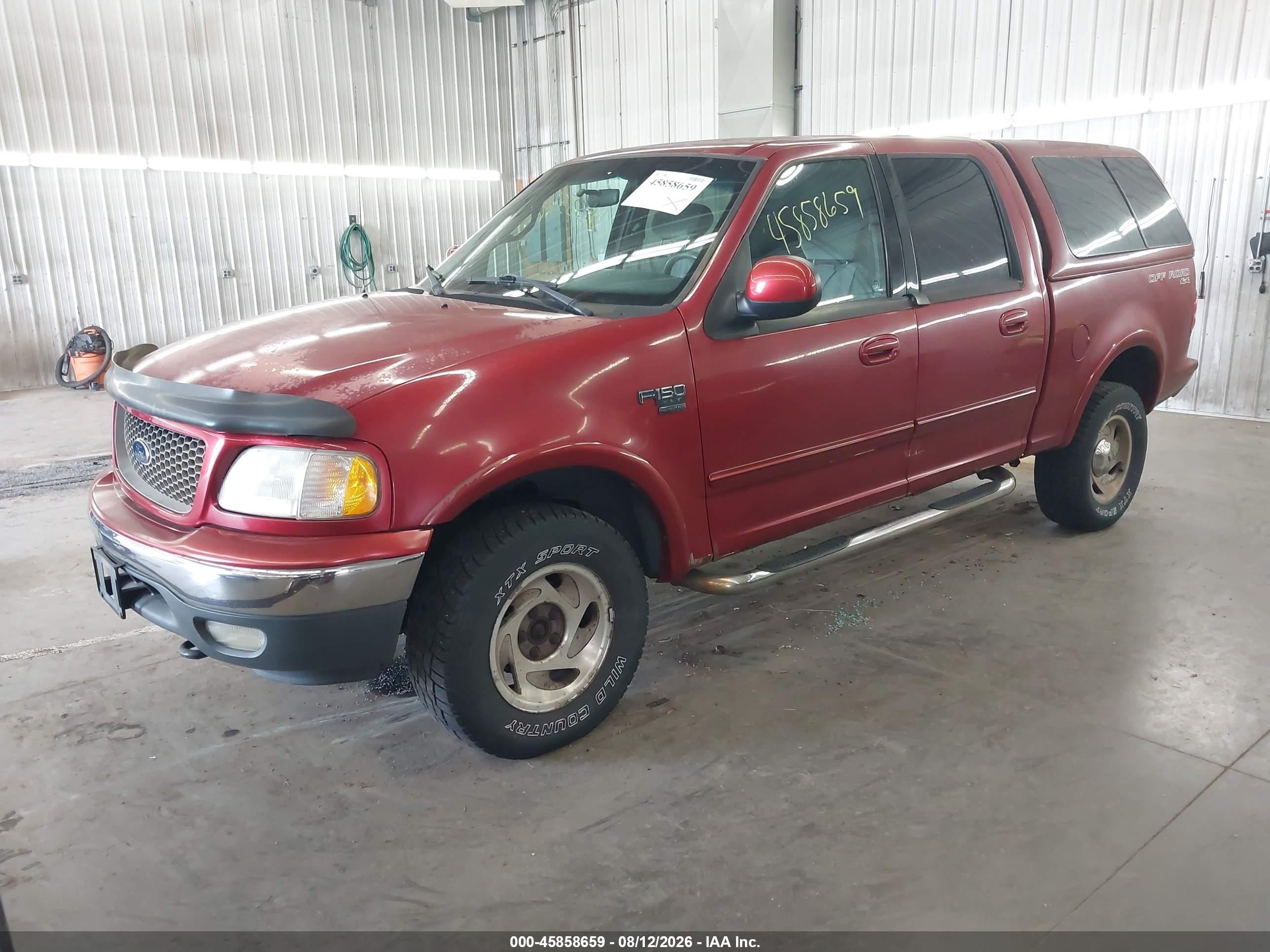 2001 Ford F-150 King Ranch Edition/lariat/xlt Красный vin: 1FTRW08L81KA86331