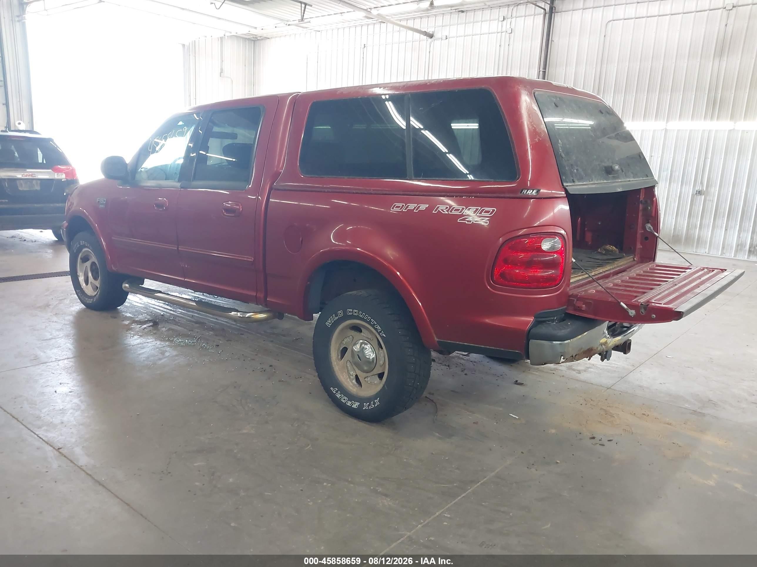 2001 Ford F-150 King Ranch Edition/lariat/xlt Красный vin: 1FTRW08L81KA86331