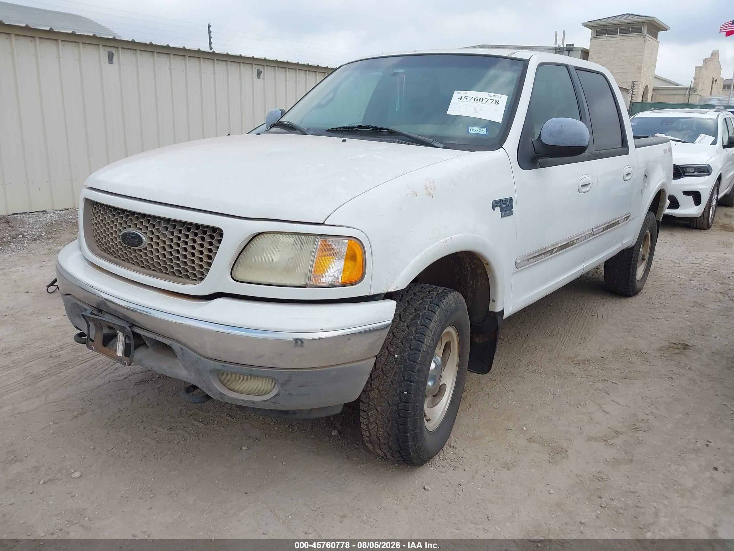 2001 Ford F-150 King Ranch Edition/lariat/xlt White vin: 1FTRW08L81KC27267