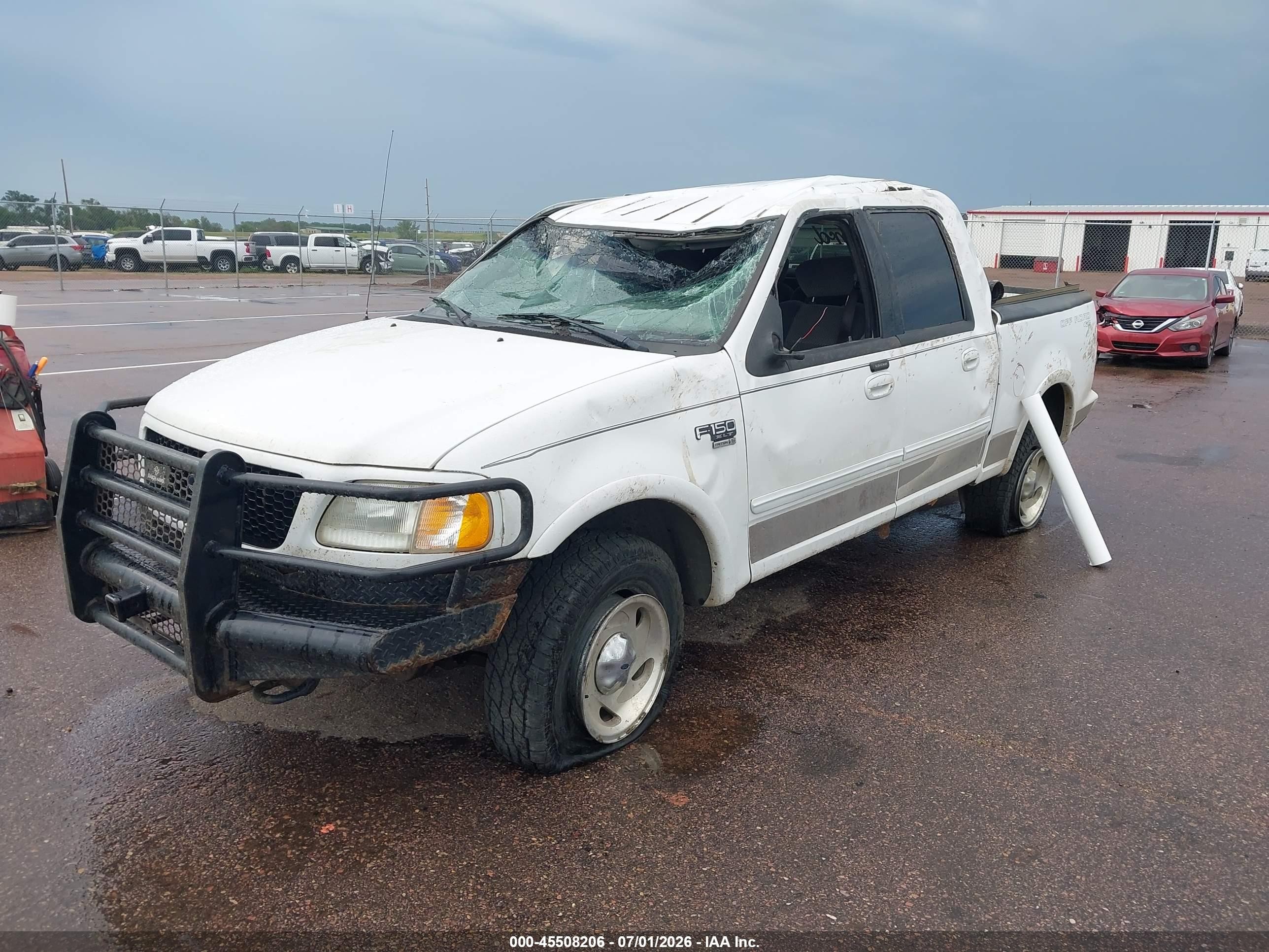 2001 Ford F-150 King Ranch Edition/lariat/xlt White vin: 1FTRW08L81KC49611