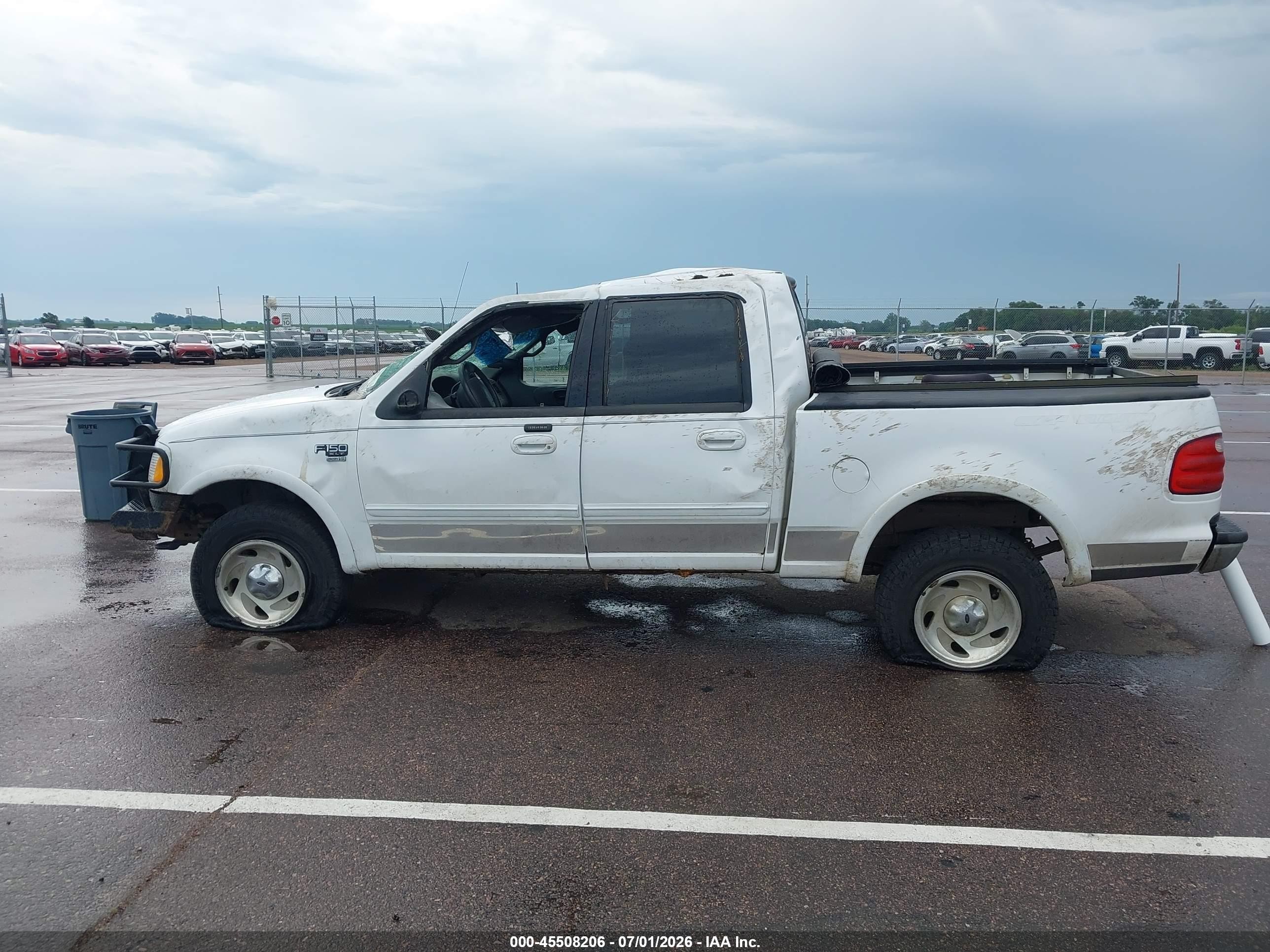 2001 Ford F-150 King Ranch Edition/lariat/xlt White vin: 1FTRW08L81KC49611