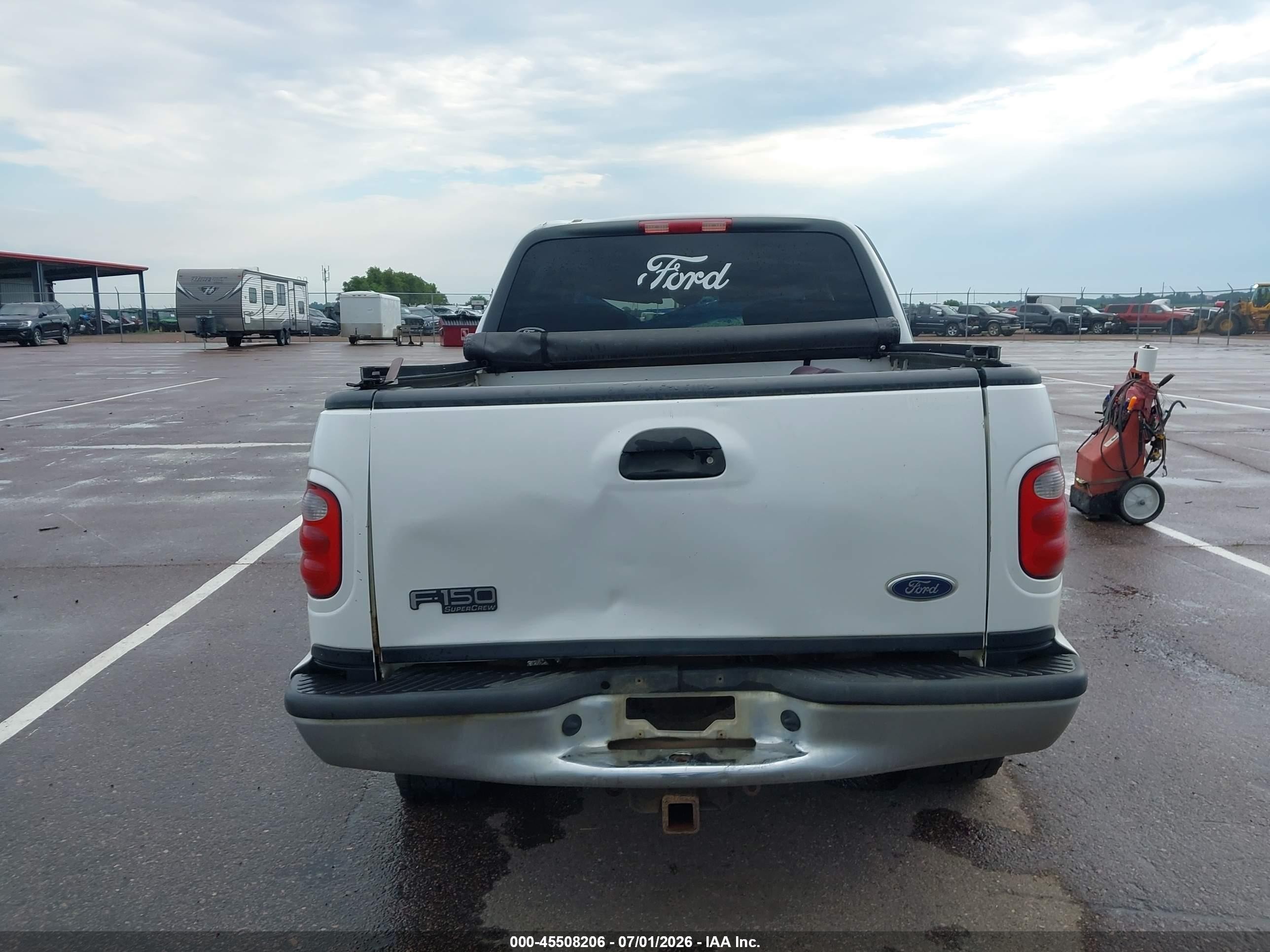 2001 Ford F-150 King Ranch Edition/lariat/xlt White vin: 1FTRW08L81KC49611