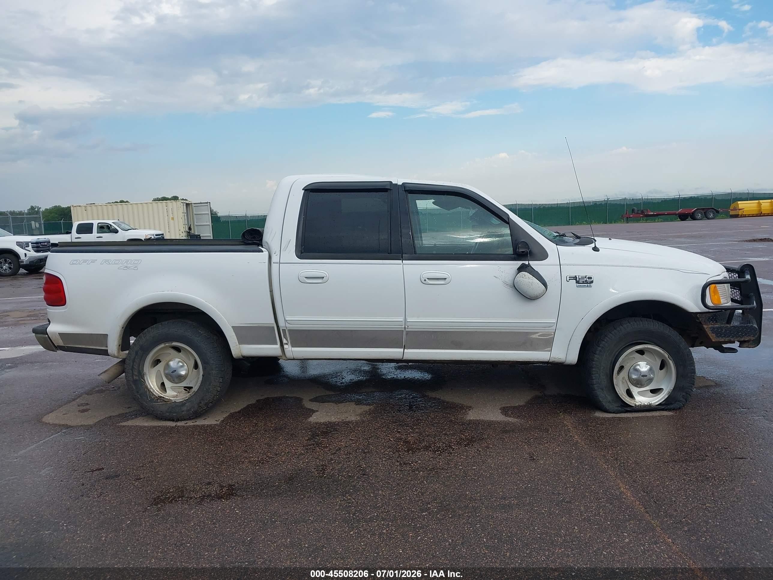 2001 Ford F-150 King Ranch Edition/lariat/xlt White vin: 1FTRW08L81KC49611
