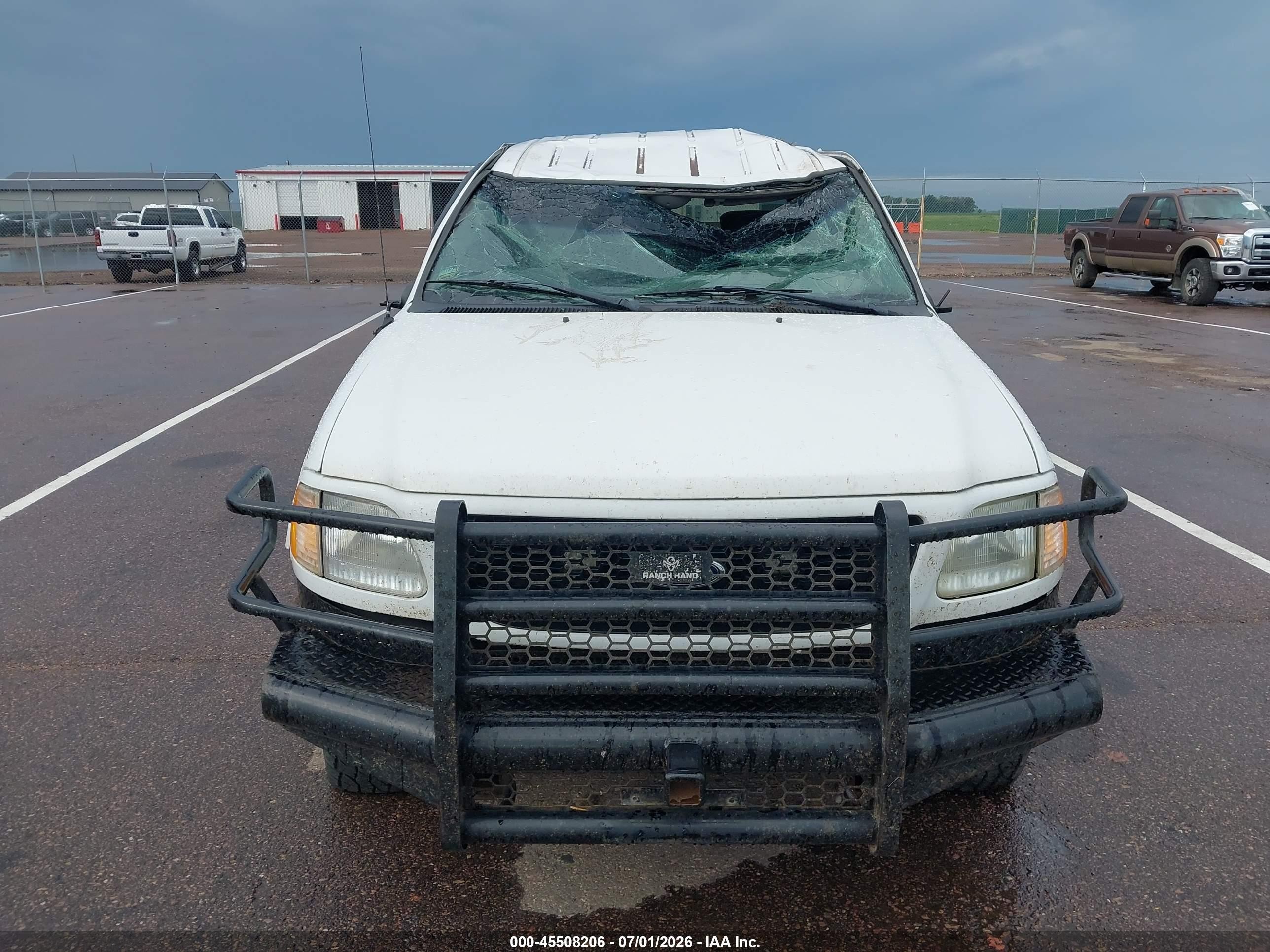 2001 Ford F-150 King Ranch Edition/lariat/xlt White vin: 1FTRW08L81KC49611