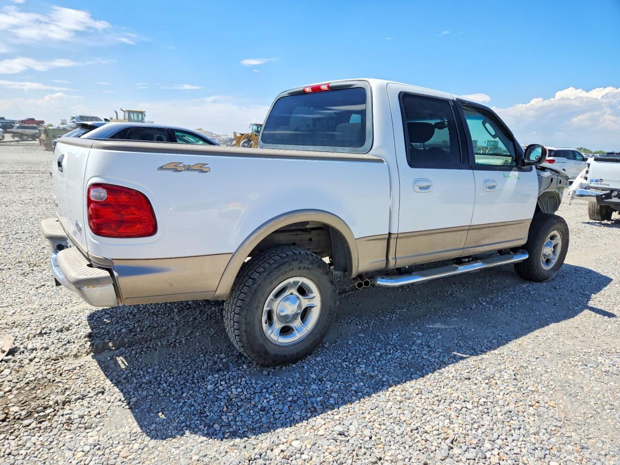 2003 Ford F150 Supercrew White vin: 1FTRW08L83KA44406