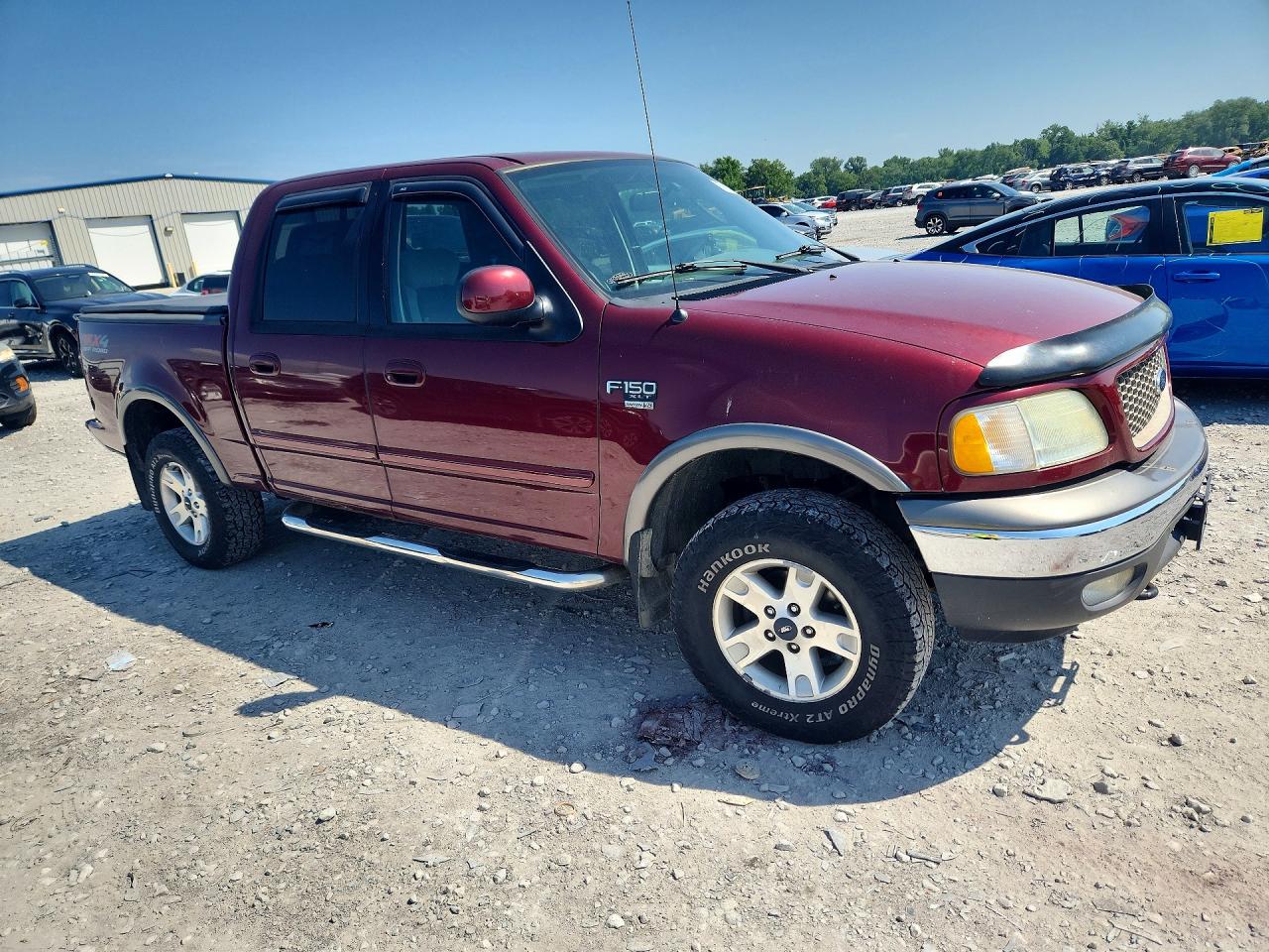 2003 Ford F150 Supercrew Maroon vin: 1FTRW08L83KA53252