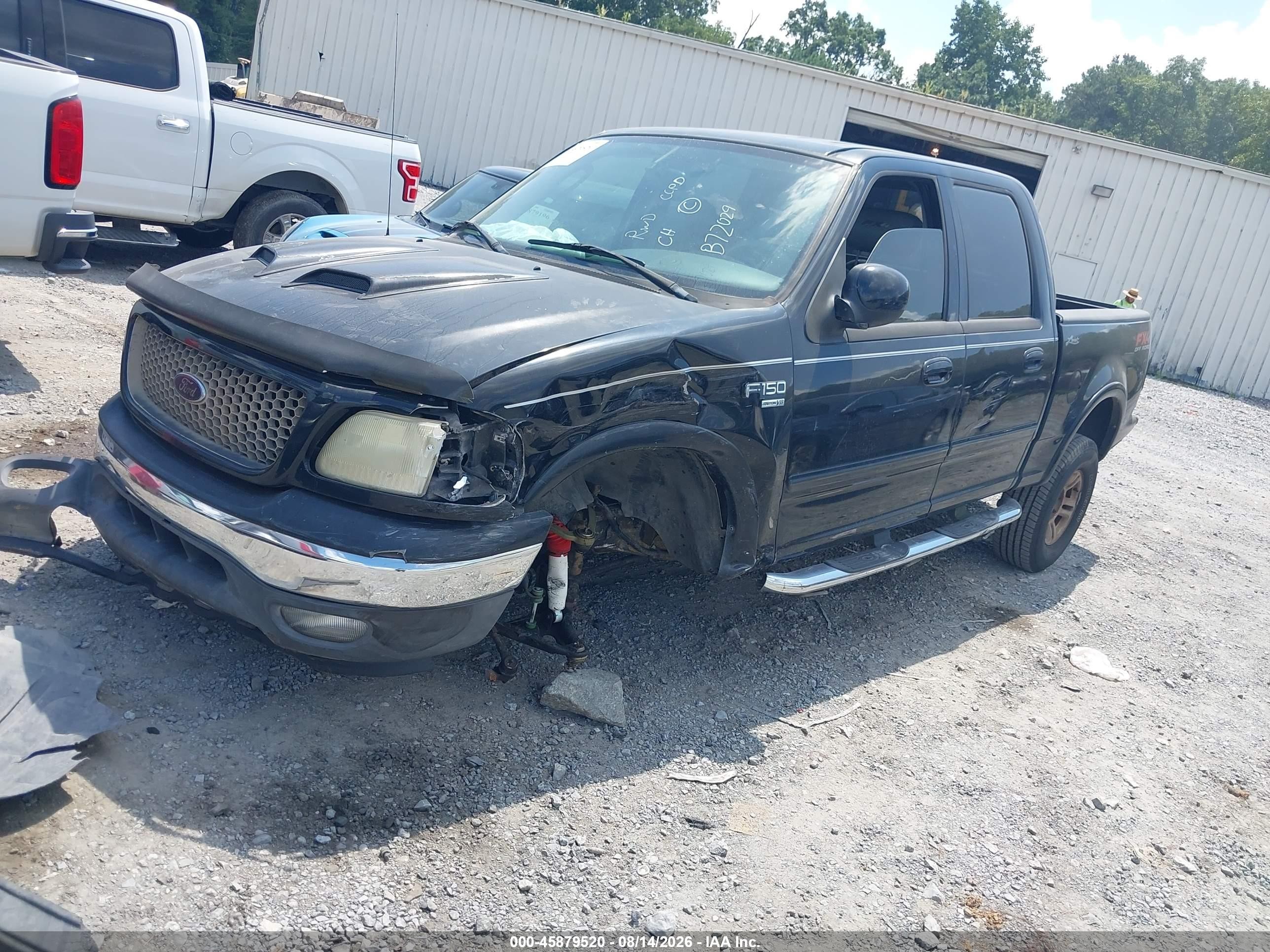 2003 Ford F-150 Lariat/xlt Black vin: 1FTRW08L83KB72029