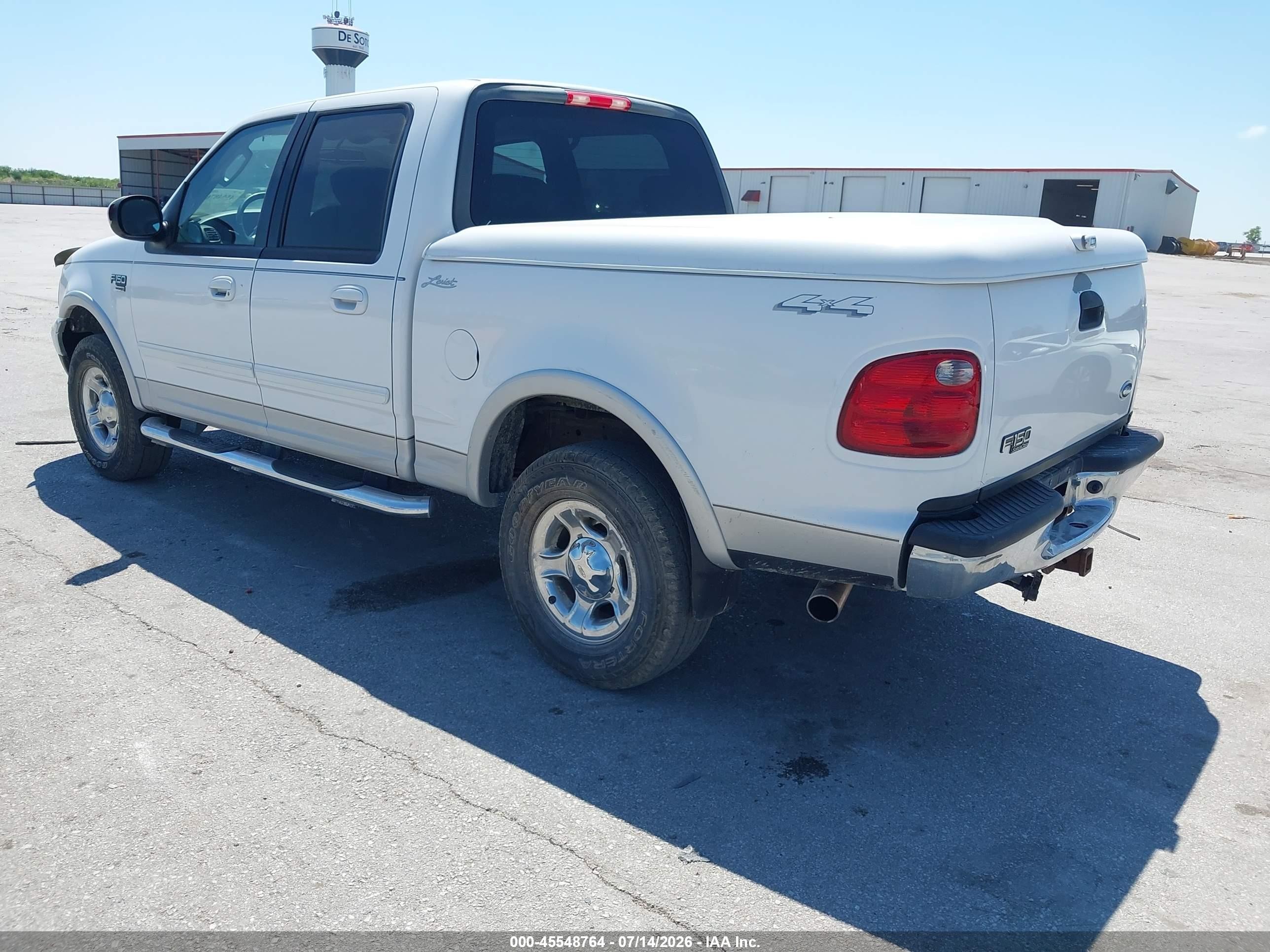 2003 Ford F-150 Lariat/xlt White vin: 1FTRW08L83KC01447