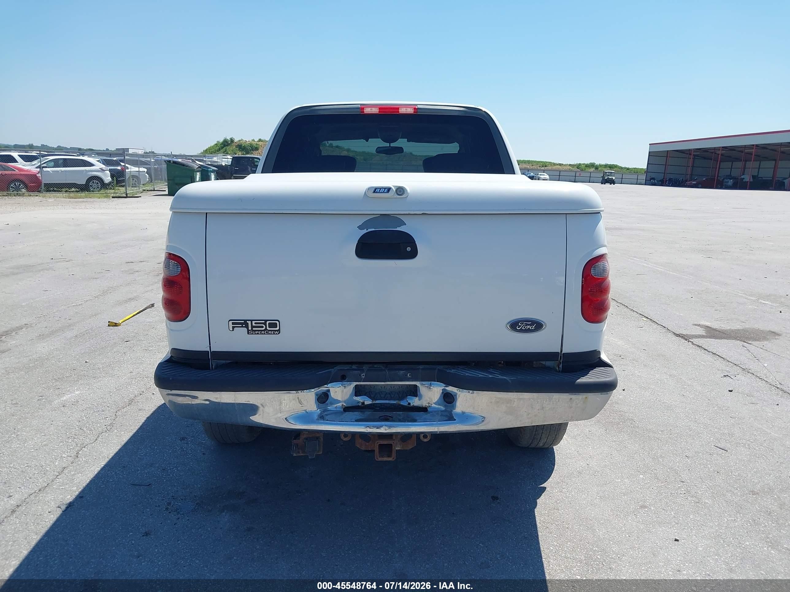 2003 Ford F-150 Lariat/xlt White vin: 1FTRW08L83KC01447