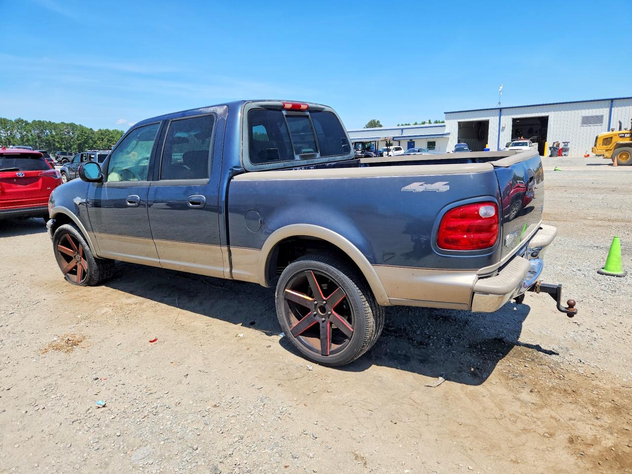 2003 Ford F150 Supercrew Blue vin: 1FTRW08L83KC23559