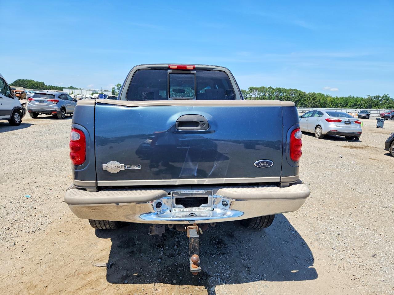 2003 Ford F150 Supercrew Blue vin: 1FTRW08L83KC23559