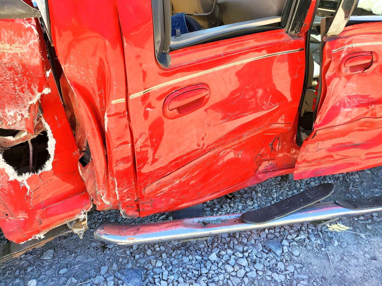 2003 Ford F150 Supercrew Red vin: 1FTRW08L83KD32703