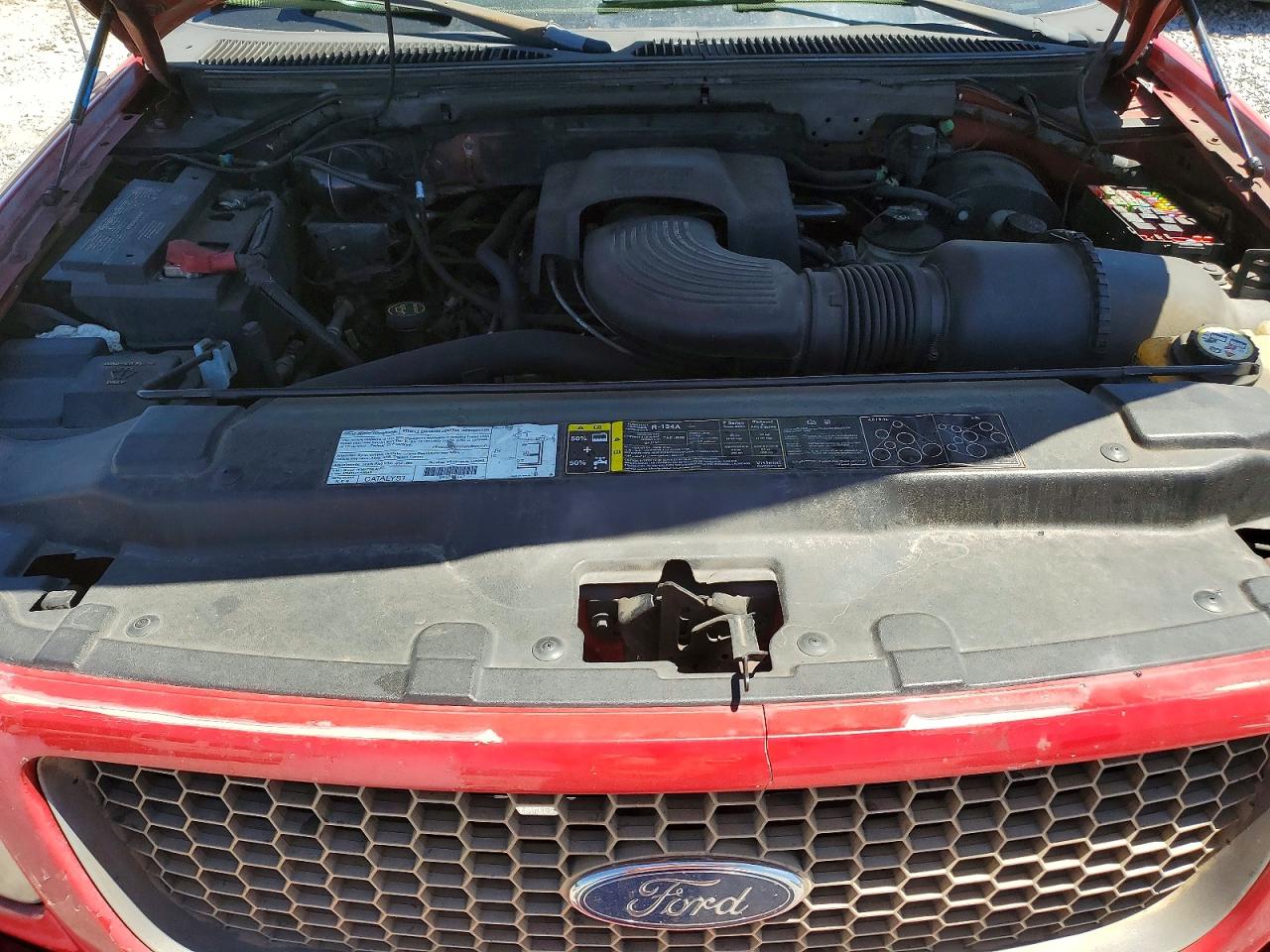 2003 Ford F150 Supercrew Red vin: 1FTRW08L83KD32703
