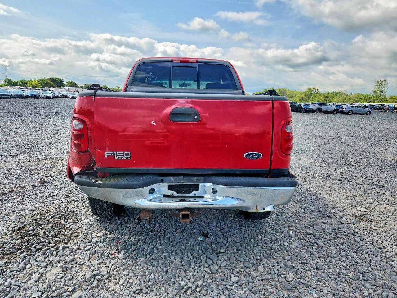 2001 Ford F150 Supercrew Red vin: 1FTRW08L91KC32624