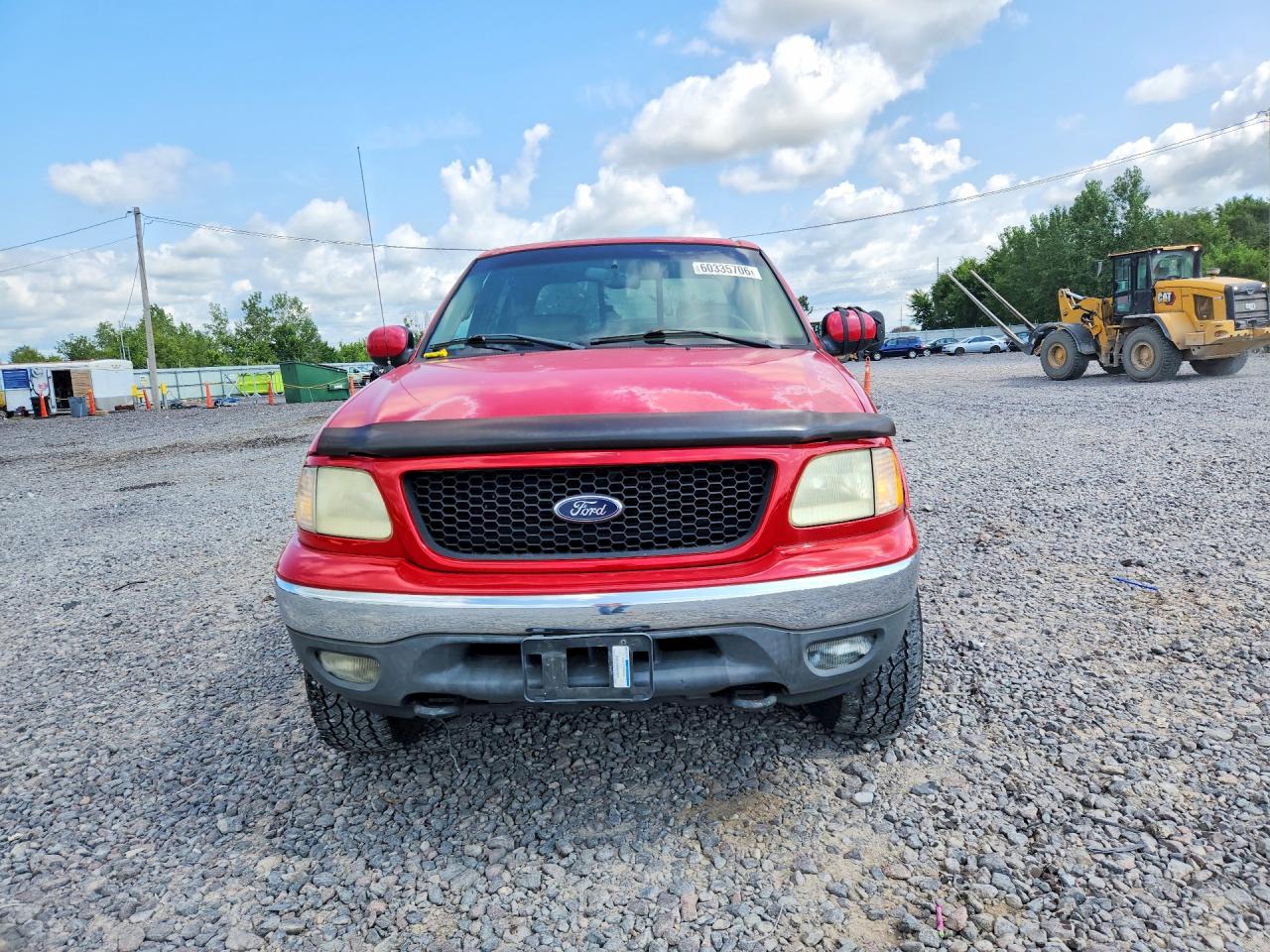 2001 Ford F150 Supercrew Red vin: 1FTRW08L91KC32624