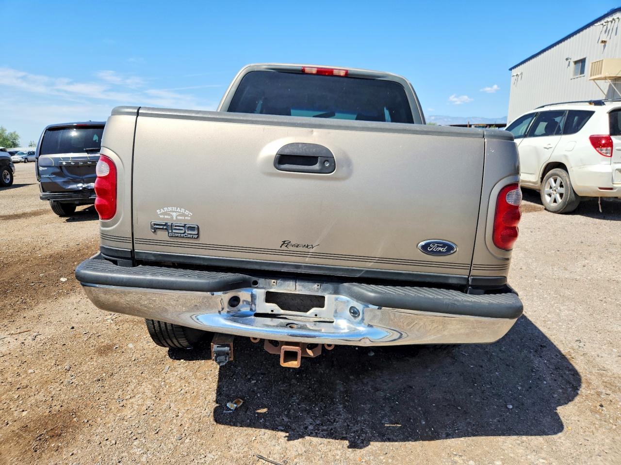 2001 Ford F150 Supercrew Brown vin: 1FTRW08L91KF37900