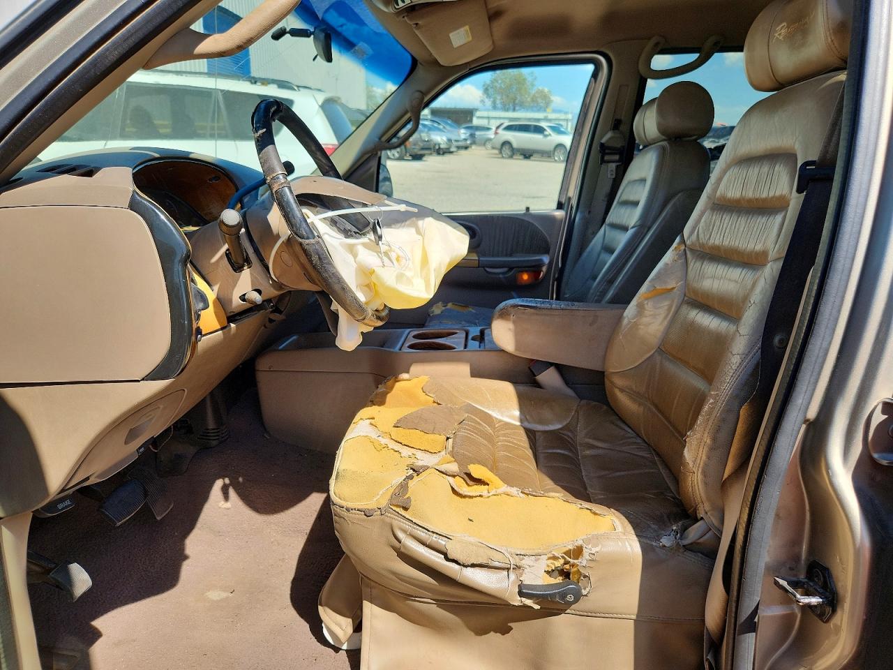 2001 Ford F150 Supercrew Brown vin: 1FTRW08L91KF37900