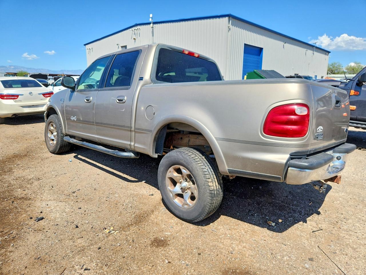 2001 Ford F150 Supercrew Brown vin: 1FTRW08L91KF37900
