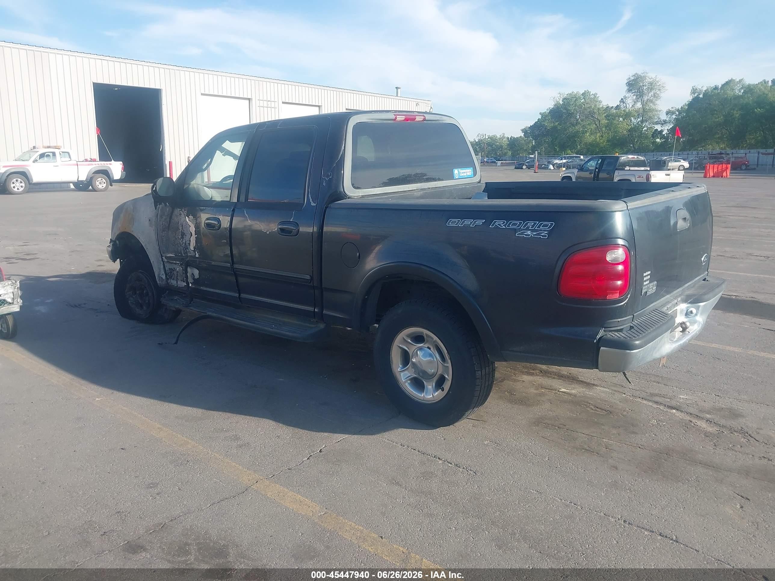 2001 Ford F-150 King Ranch Edition/lariat/xlt Black vin: 1FTRW08L91KF71593