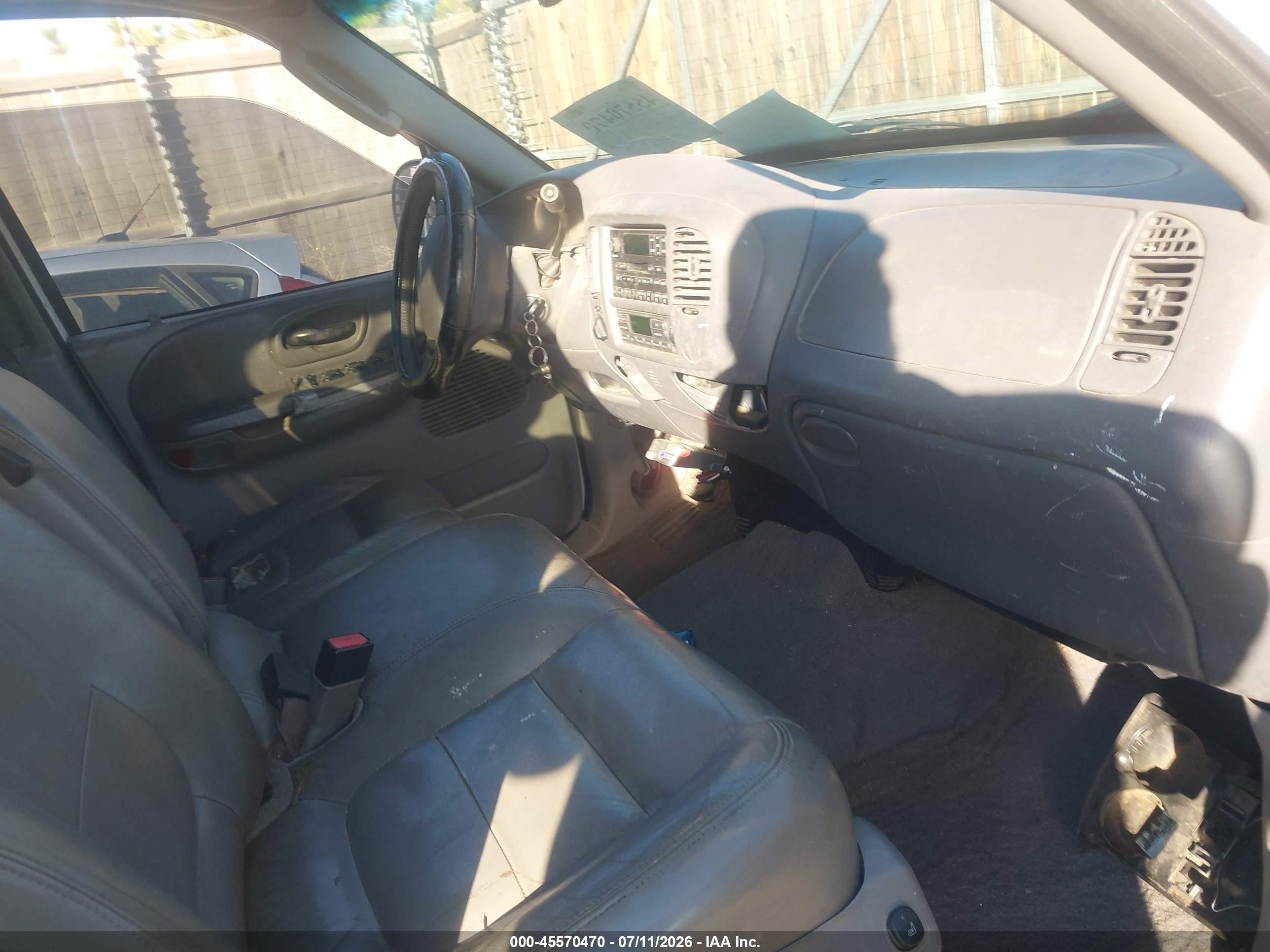 2002 Ford F-150 Lariat/xlt Белый vin: 1FTRW08L92KE16429