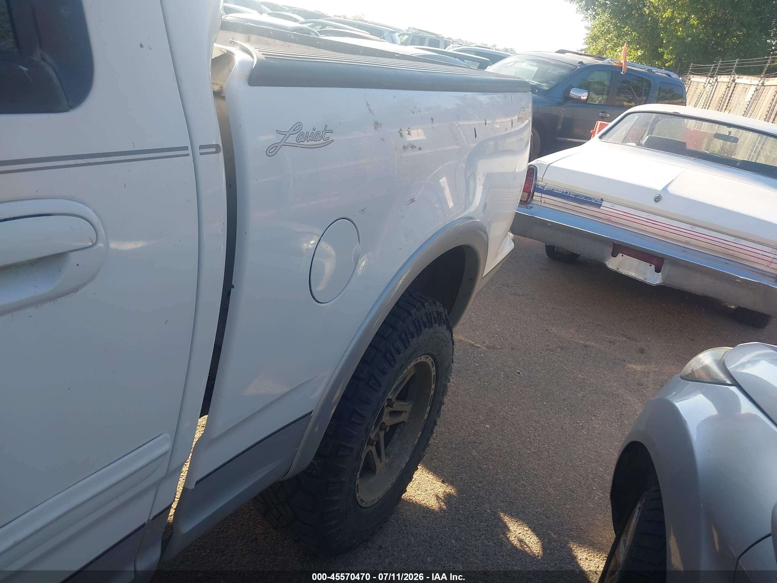 2002 Ford F-150 Lariat/xlt Белый vin: 1FTRW08L92KE16429