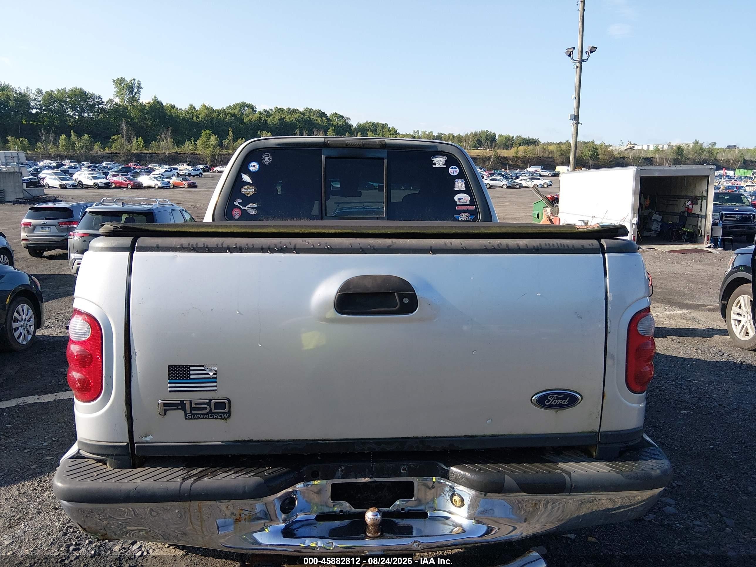 2003 Ford F-150 Lariat/xlt Silver vin: 1FTRW08L93KA44835