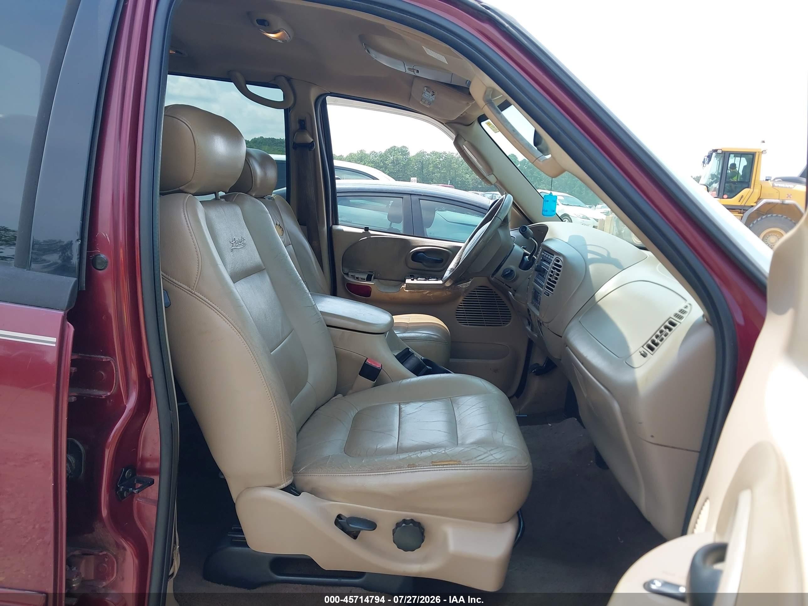 2003 Ford F-150 Lariat/xlt Burgundy vin: 1FTRW08L93KA97972