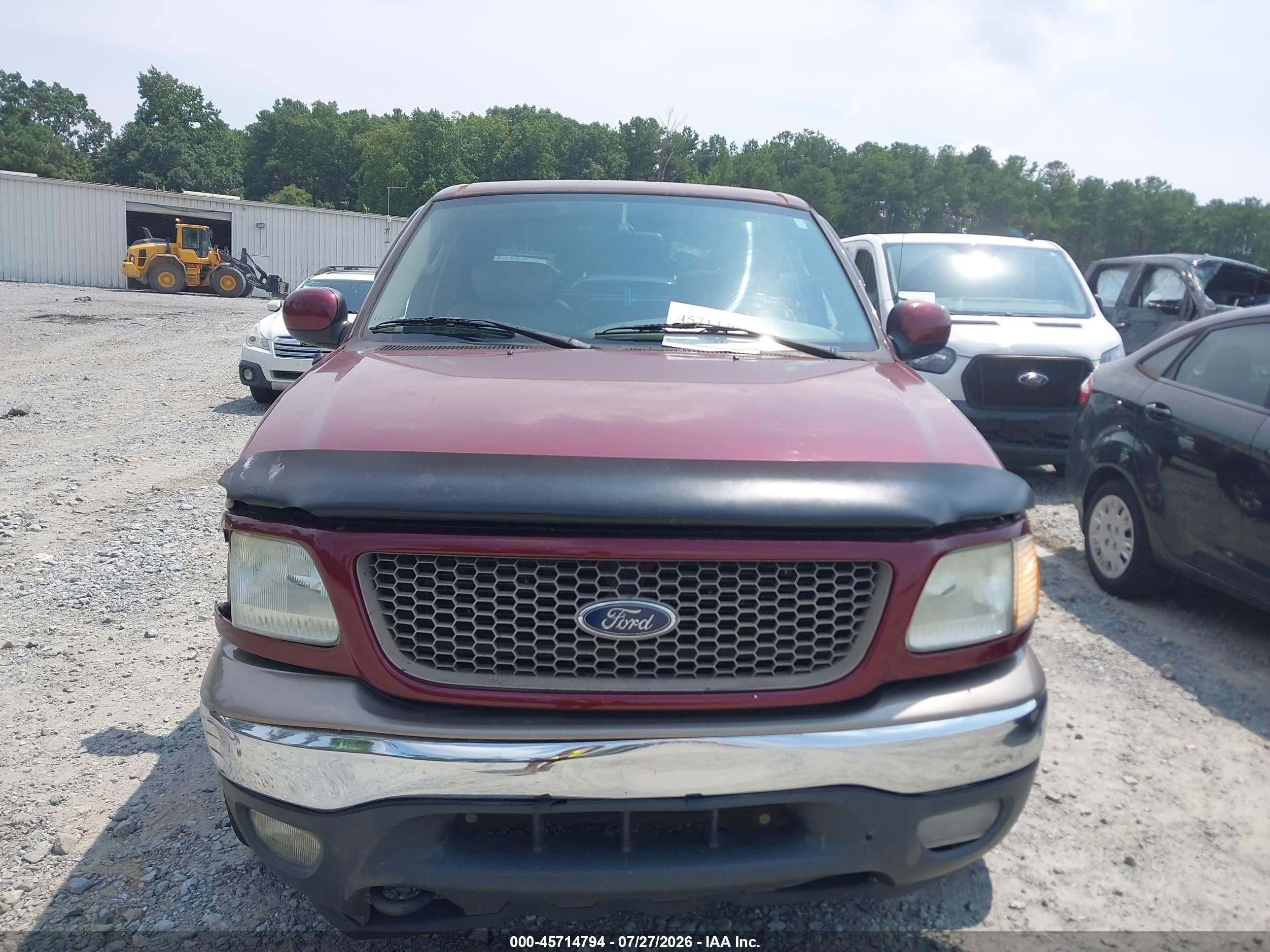2003 Ford F-150 Lariat/xlt Burgundy vin: 1FTRW08L93KA97972